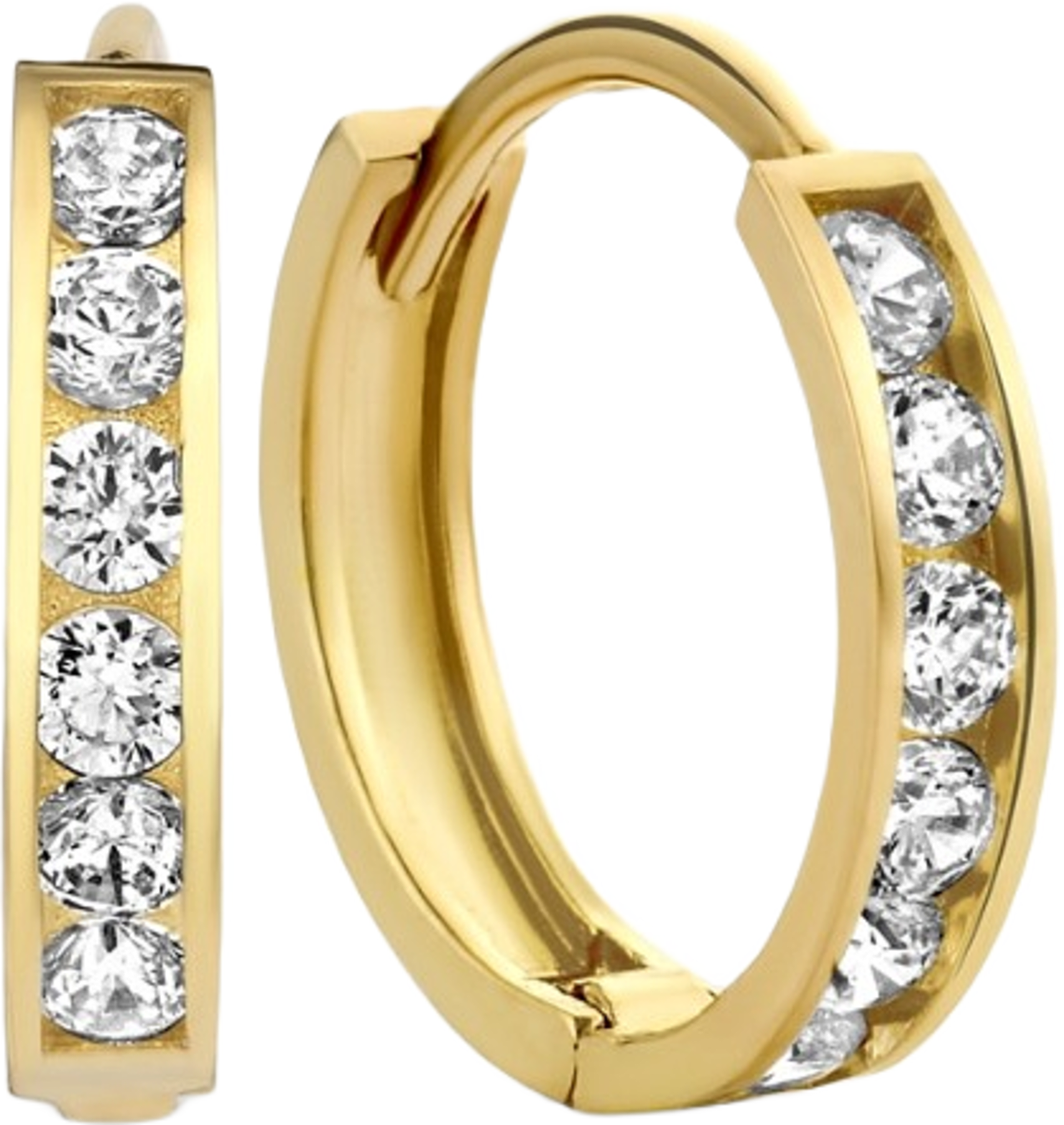 Isabel Bernard 14 Karat Gold Hoop Earrings