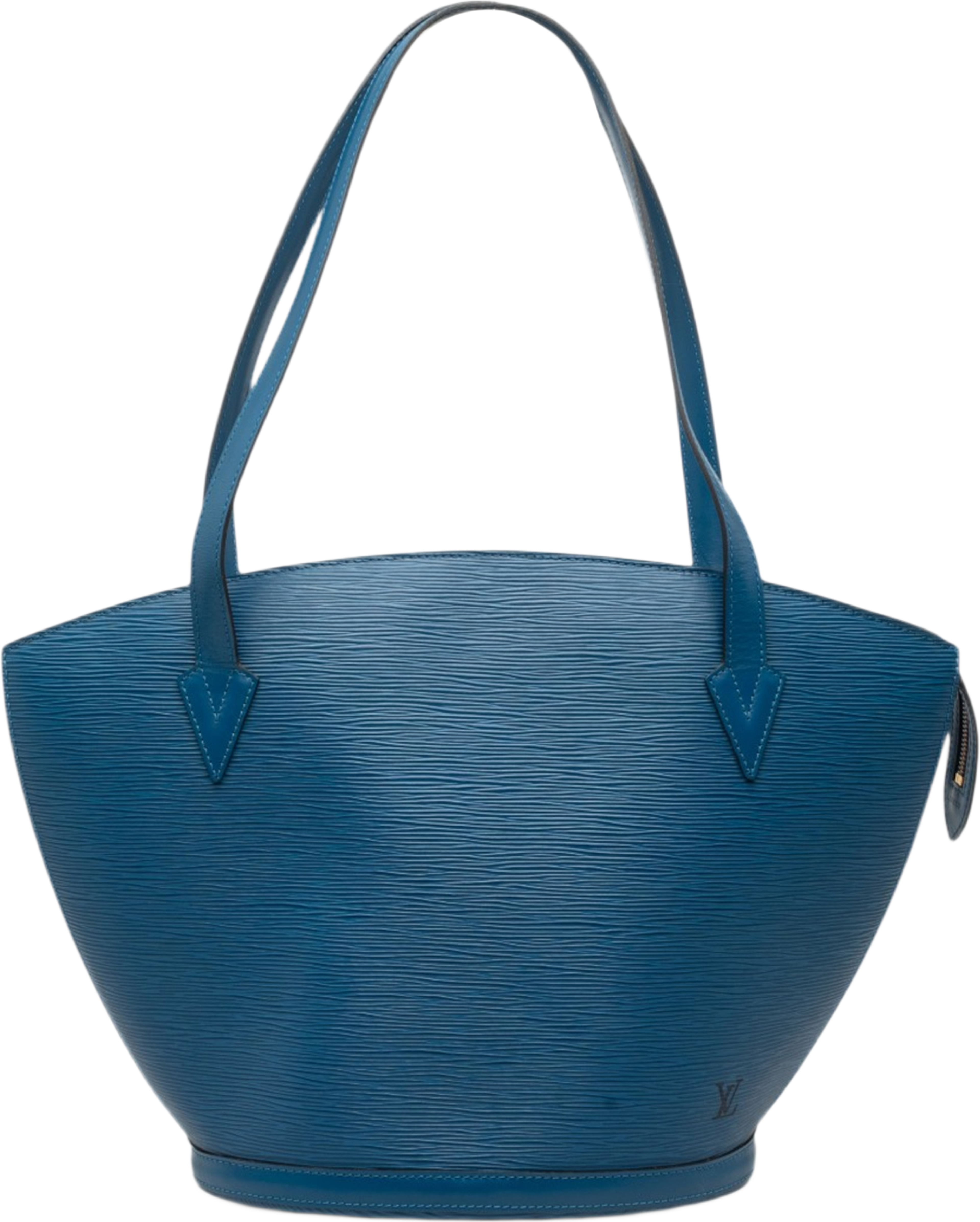 Louis Vuitton Epi Saint Jacques Gm Long Strap, från Luxclusif, i färgen blå. Klicka för att öppna bilden i stort format