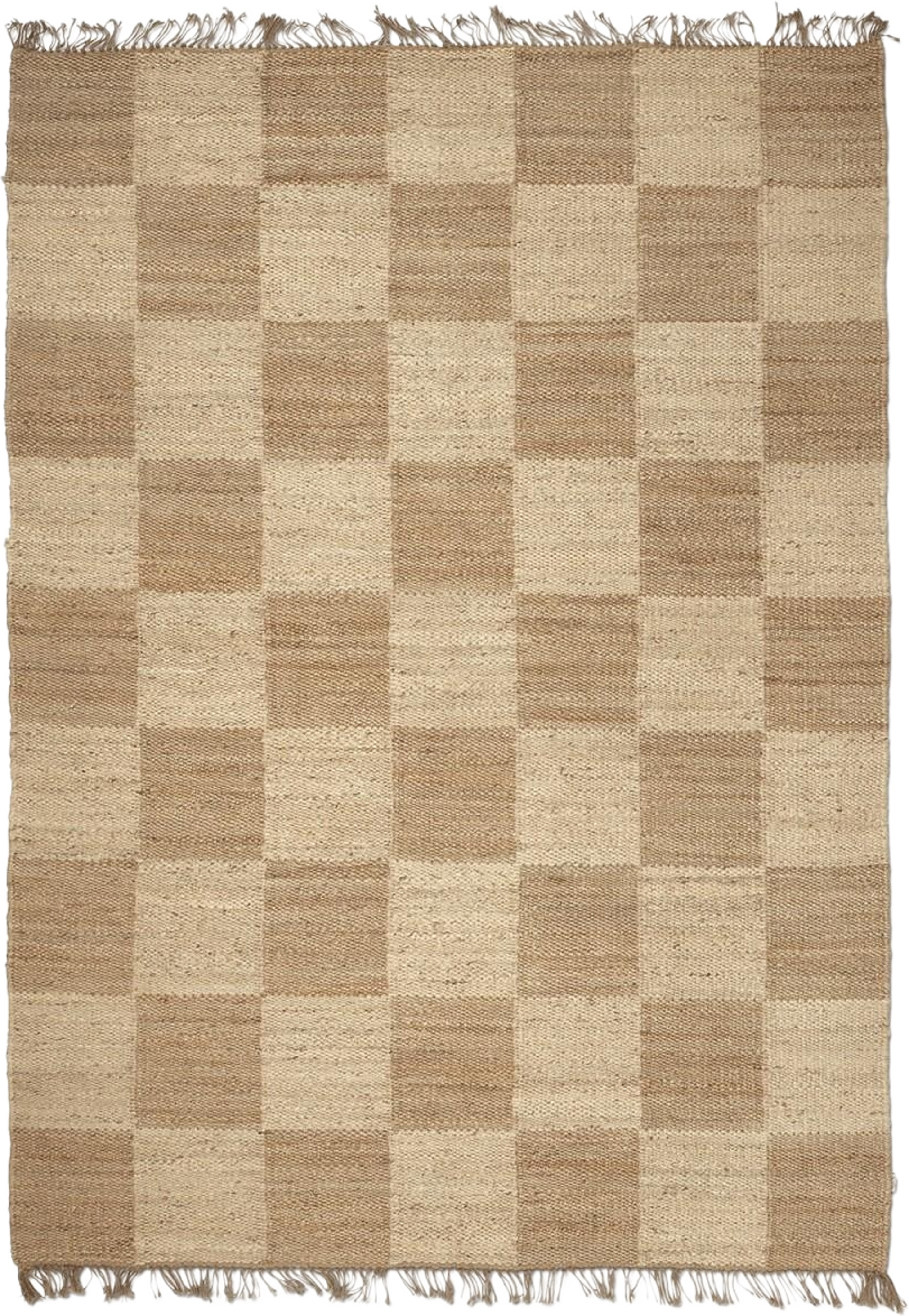 Matta Jute Squares 200x300cm, från Classic Collection, i färgen natural jute. Klicka för att öppna bilden i stort format