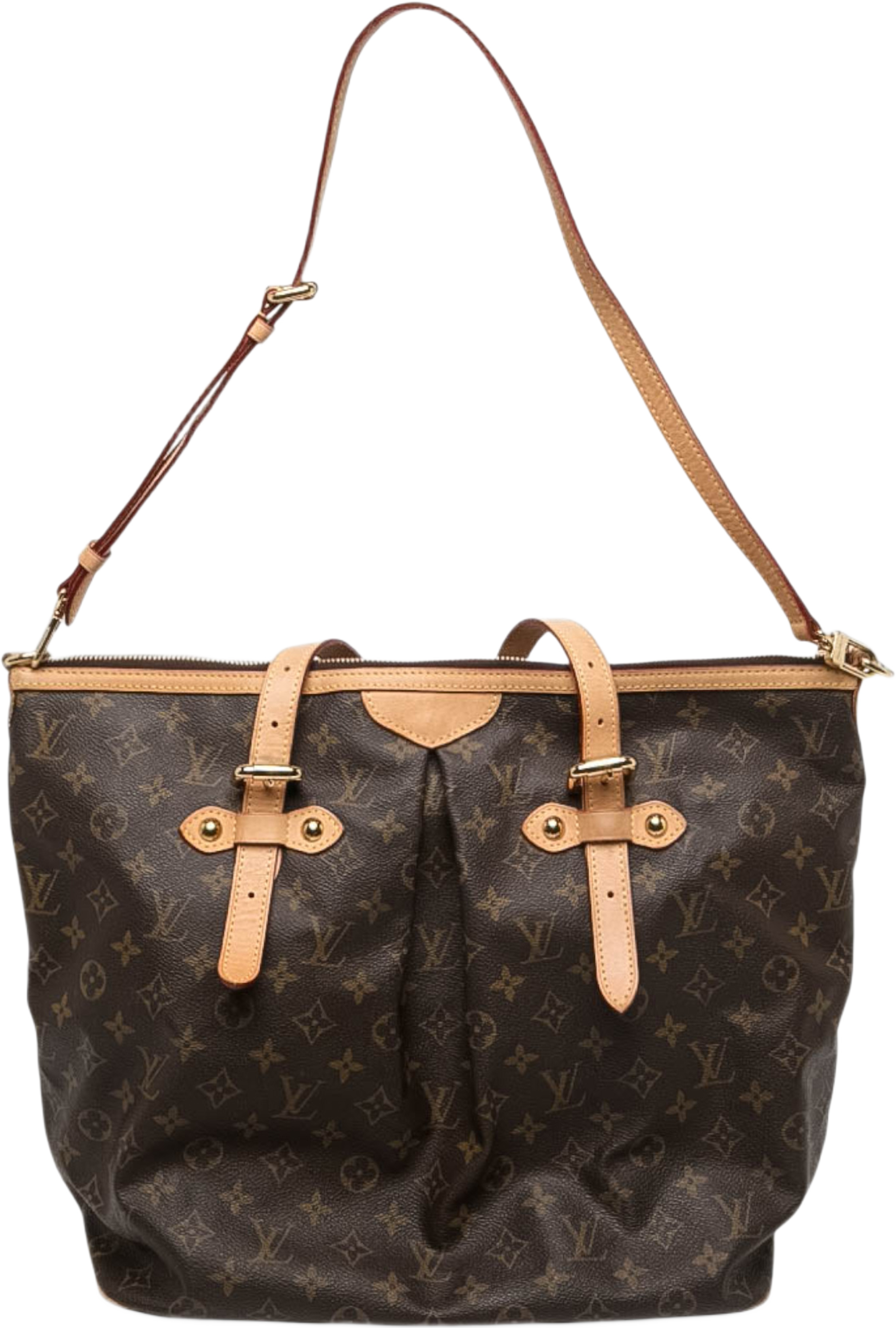 Louis Vuitton Monogram Palermo Gm, från Luxclusif, i färgen brun. Klicka för att öppna bilden i stort format