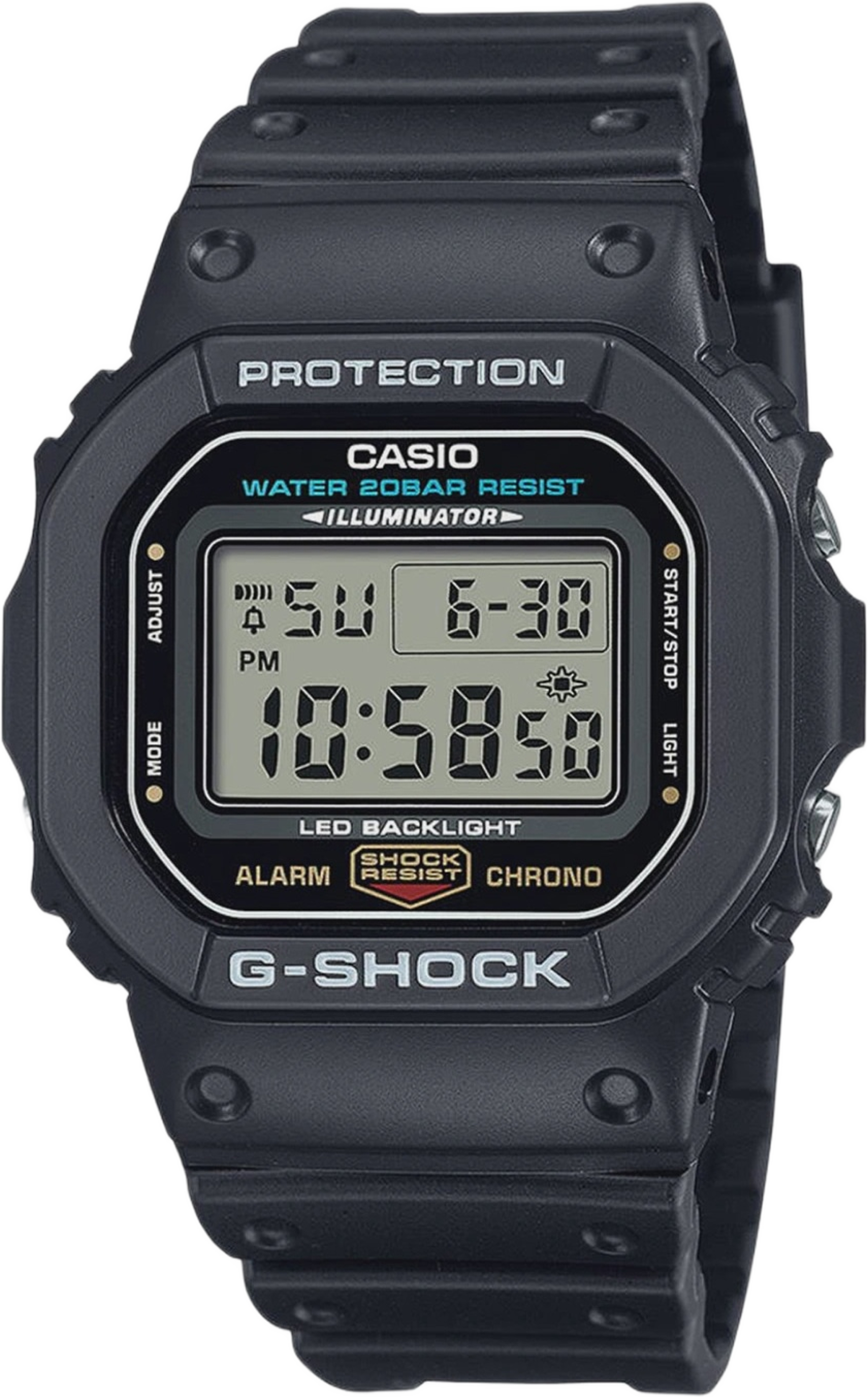 Casio G-shock Herr Svart, Plastband - Dw-5600ue-1er, från Casio, i färgen 1. Klicka för att öppna bilden i stort format