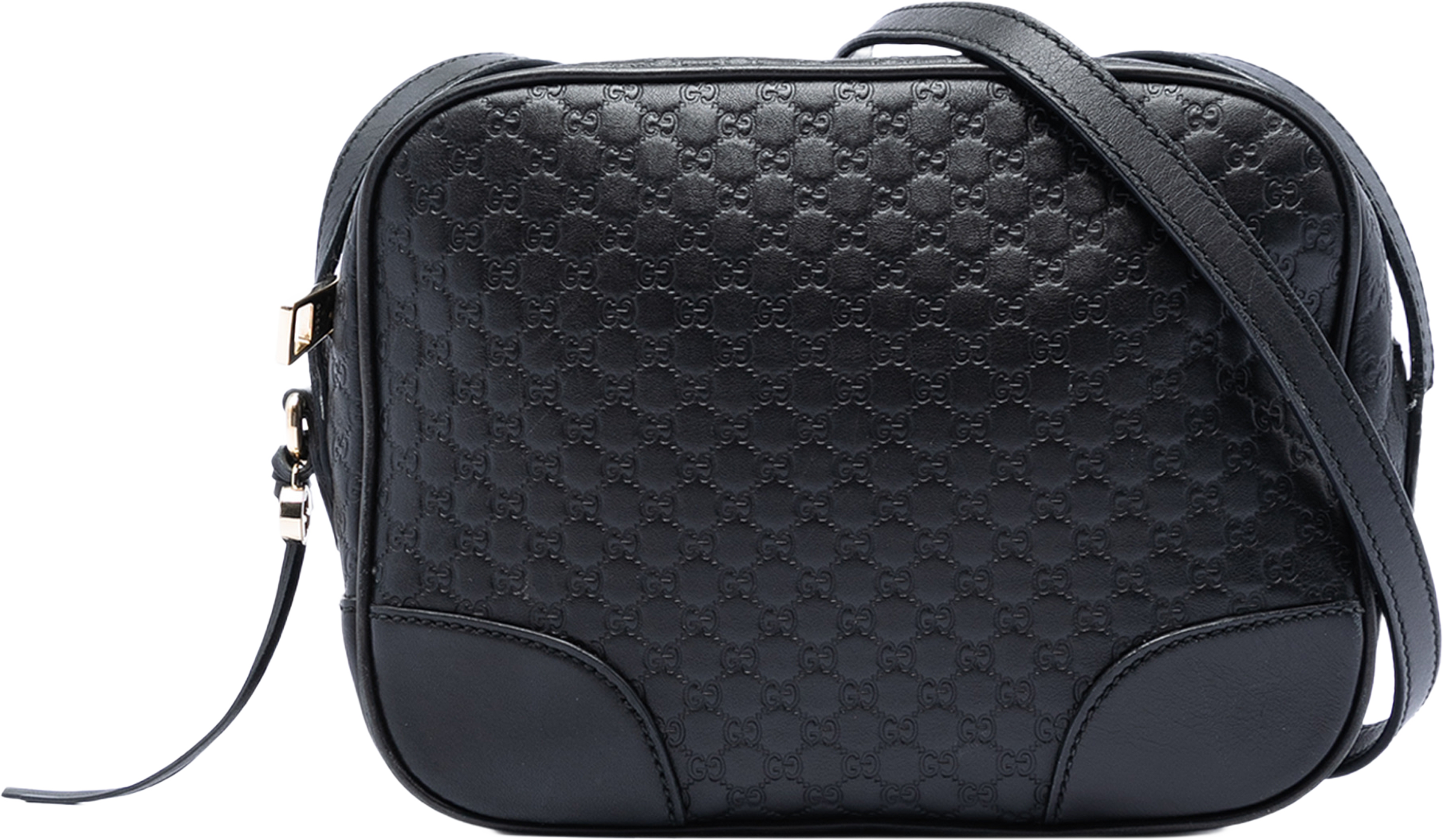 Gucci Microguccissima Bree Crossbody, från Luxclusif, i färgen black. Klicka för att öppna bilden i stort format