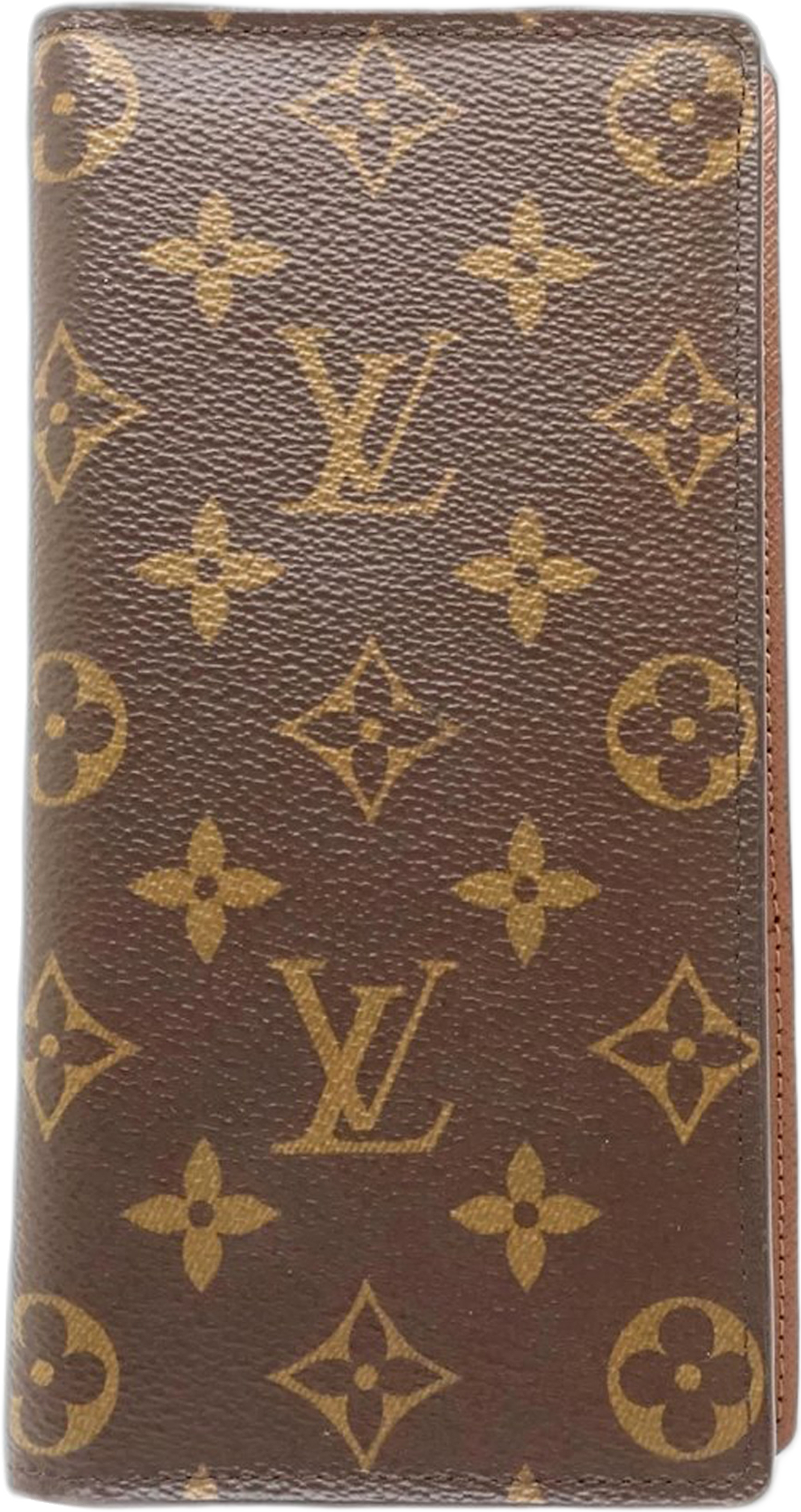 Louis Vuitton Monogram Brazza Wallet, från Luxclusif, i färgen brown. Klicka för att öppna bilden i stort format