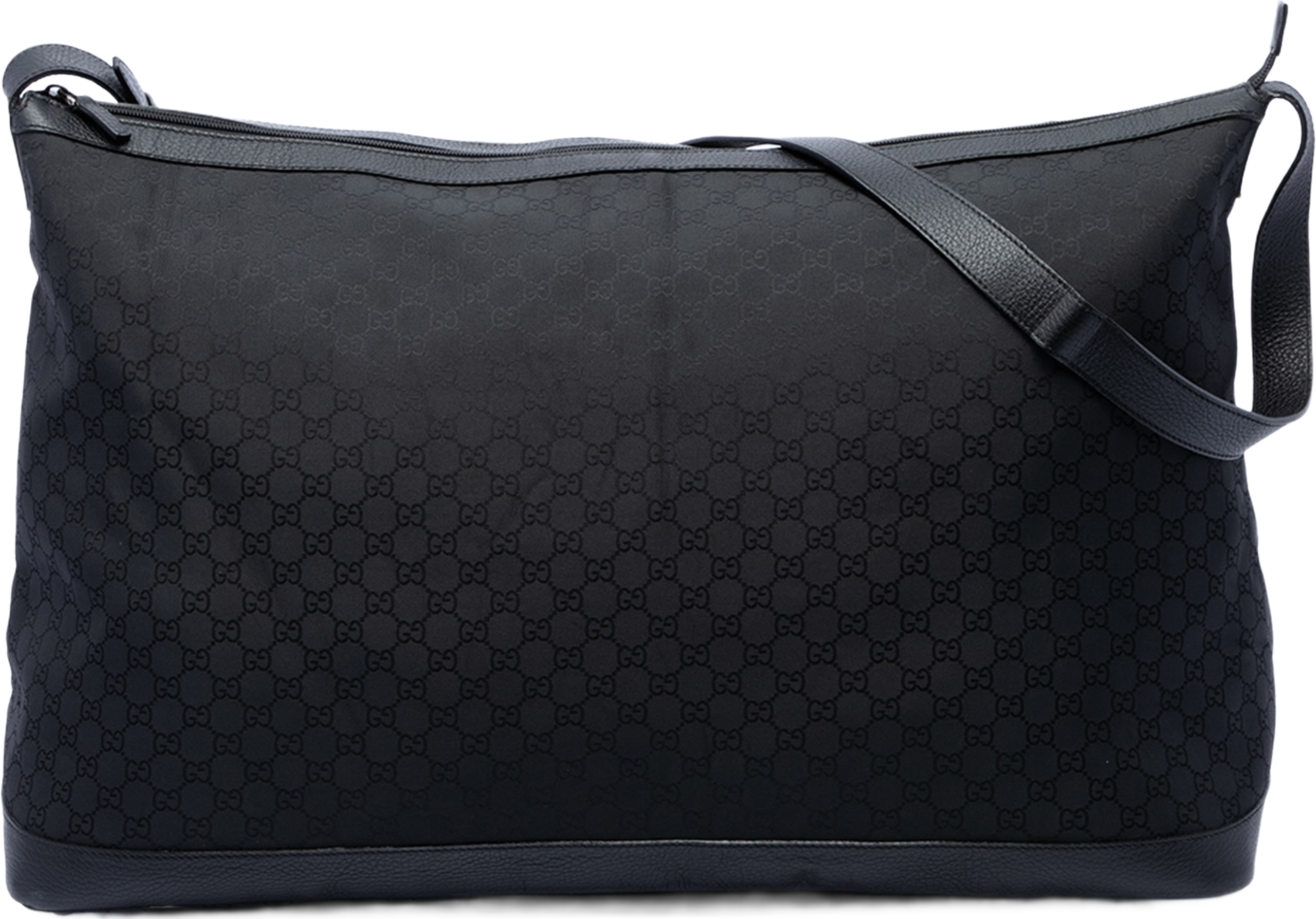Gucci Xl Gg Nylon Travel Bag, från Luxclusif, i färgen svart. Klicka för att öppna bilden i stort format