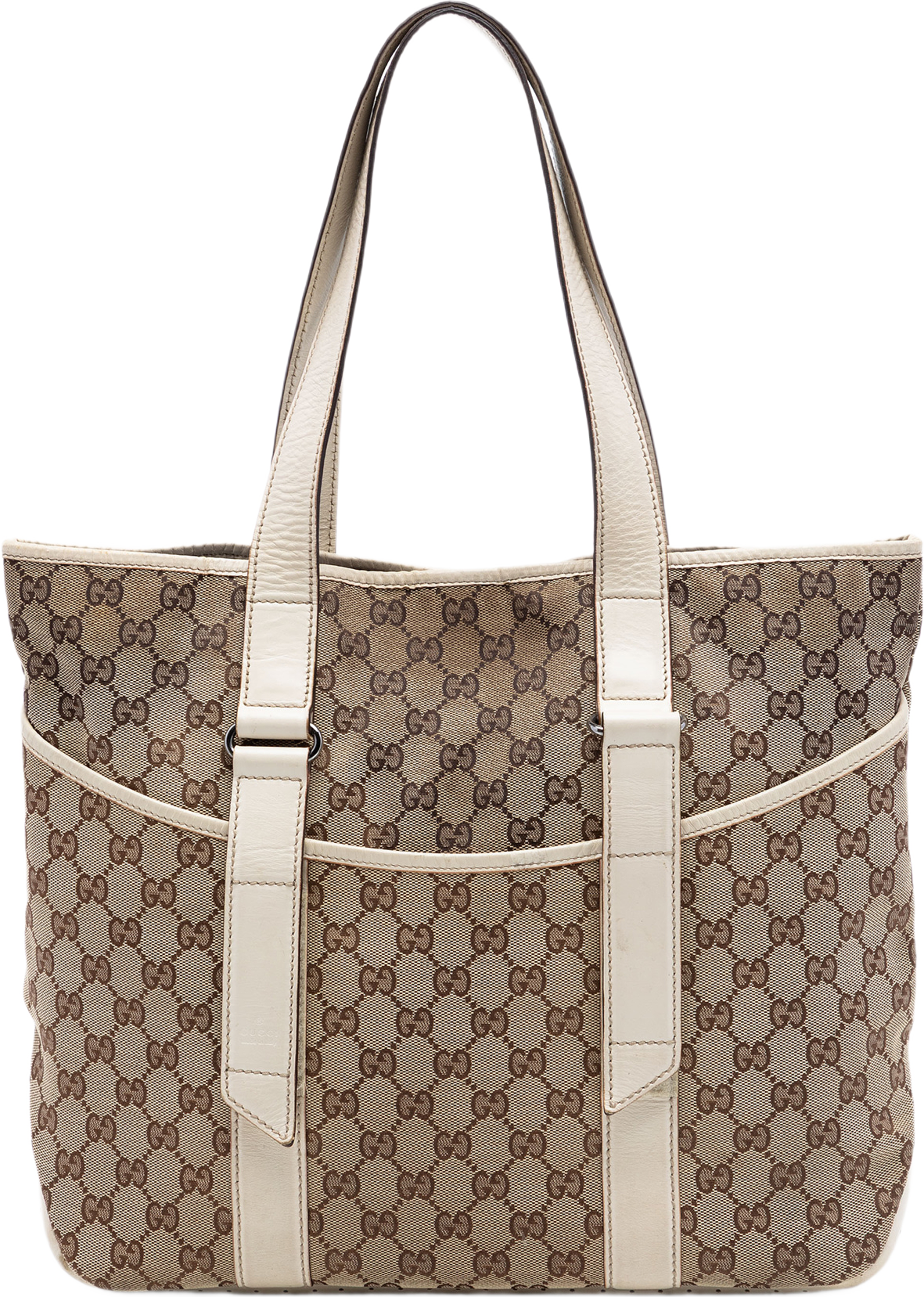 Gucci Gg Canvas Tote, från Luxclusif, i färgen beige. Klicka för att öppna bilden i stort format