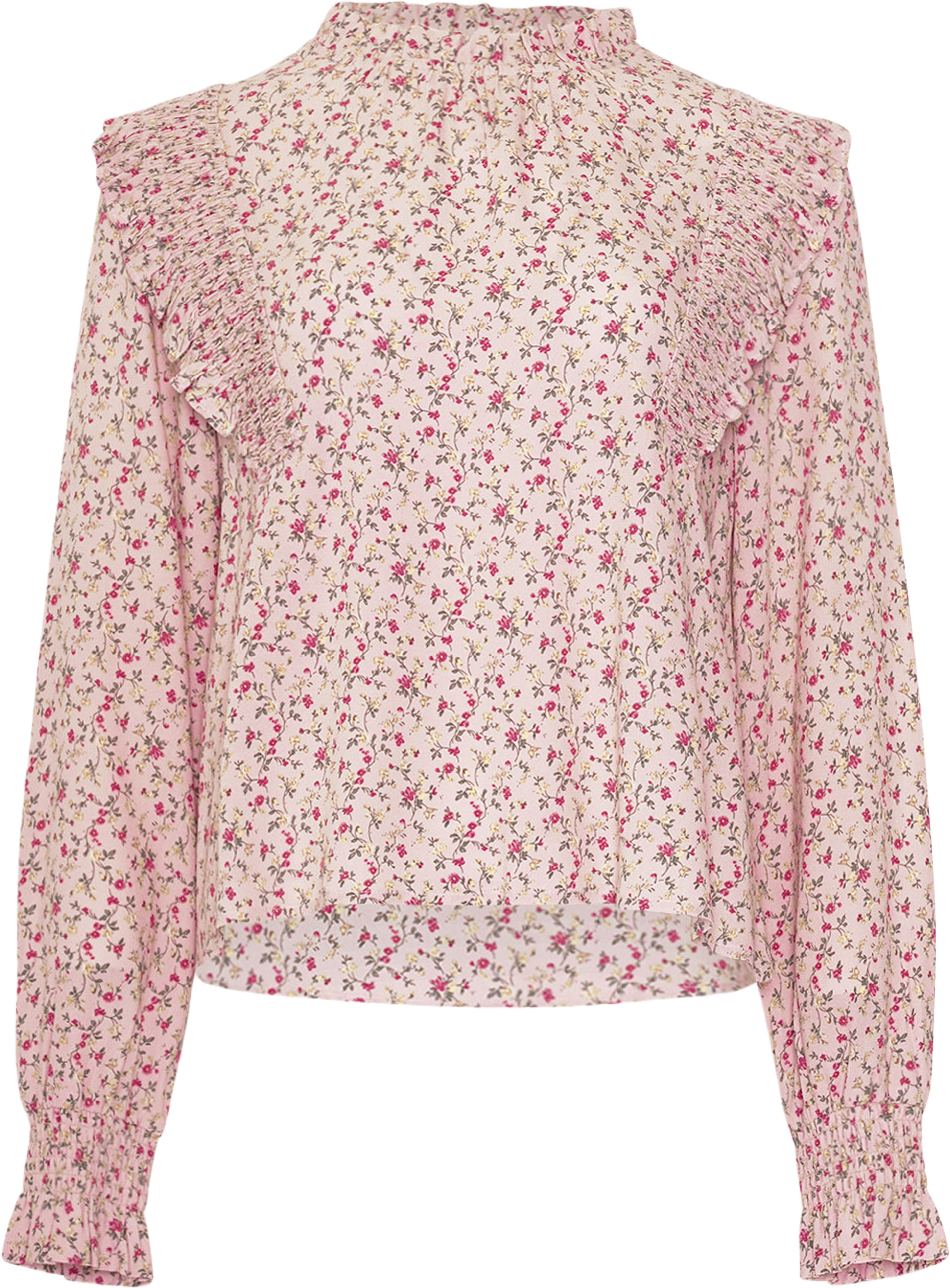 Ruth Blouse - Terrena Blush Print