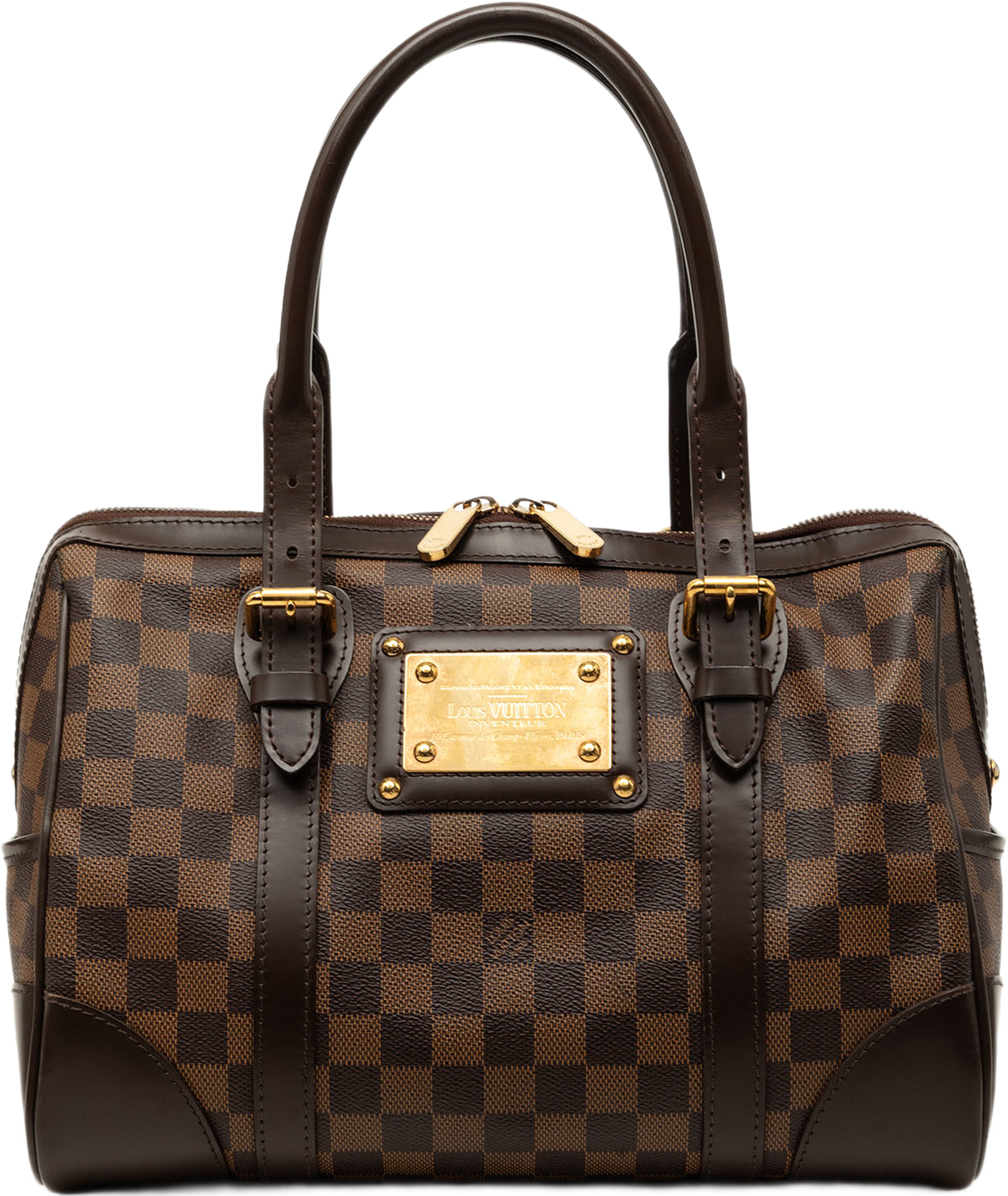 Louis Vuitton Damier Ebene Berkeley, från Luxclusif, i färgen brun. Klicka för att öppna bilden i stort format