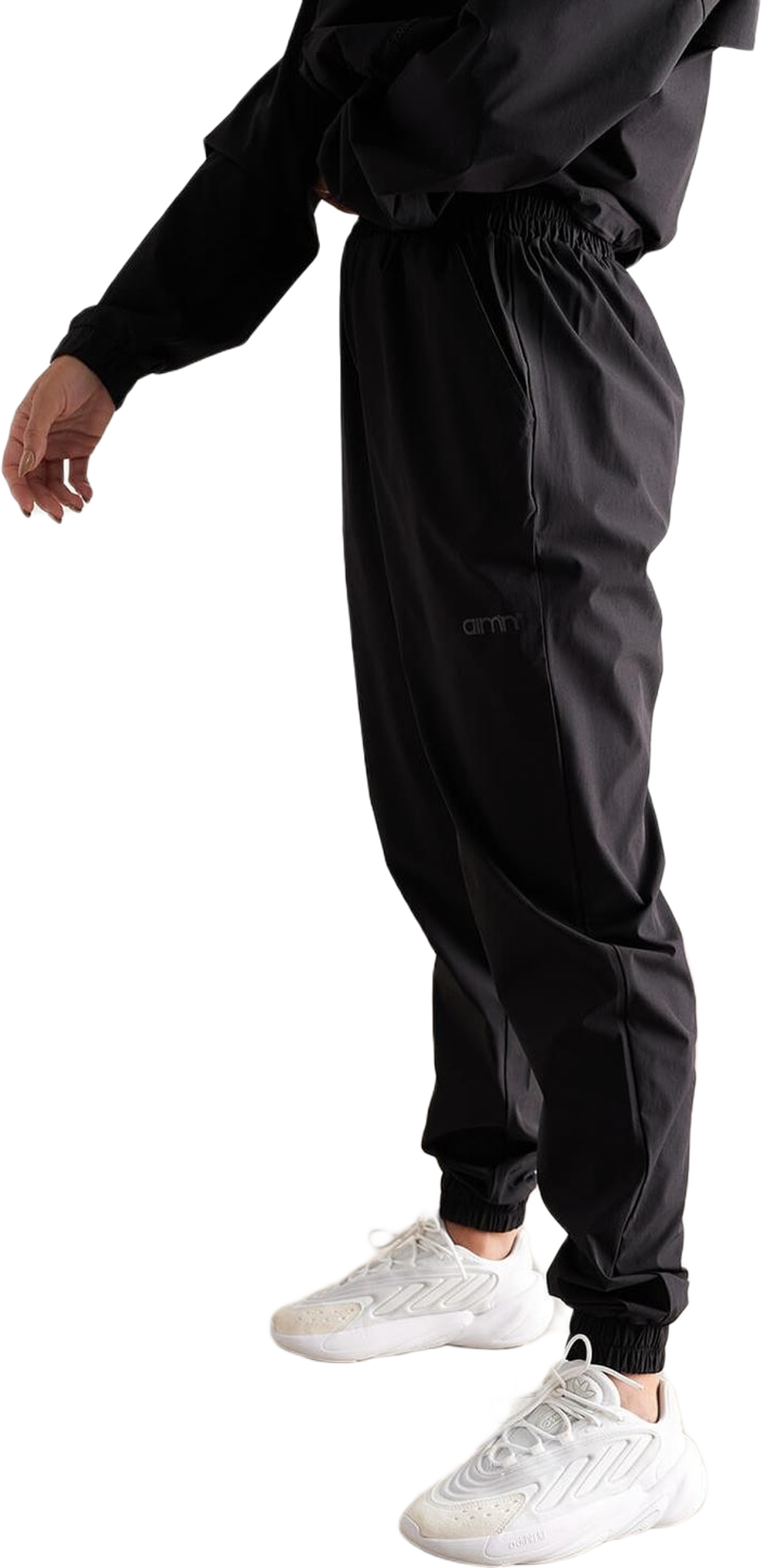 Black Windbreaker Pants