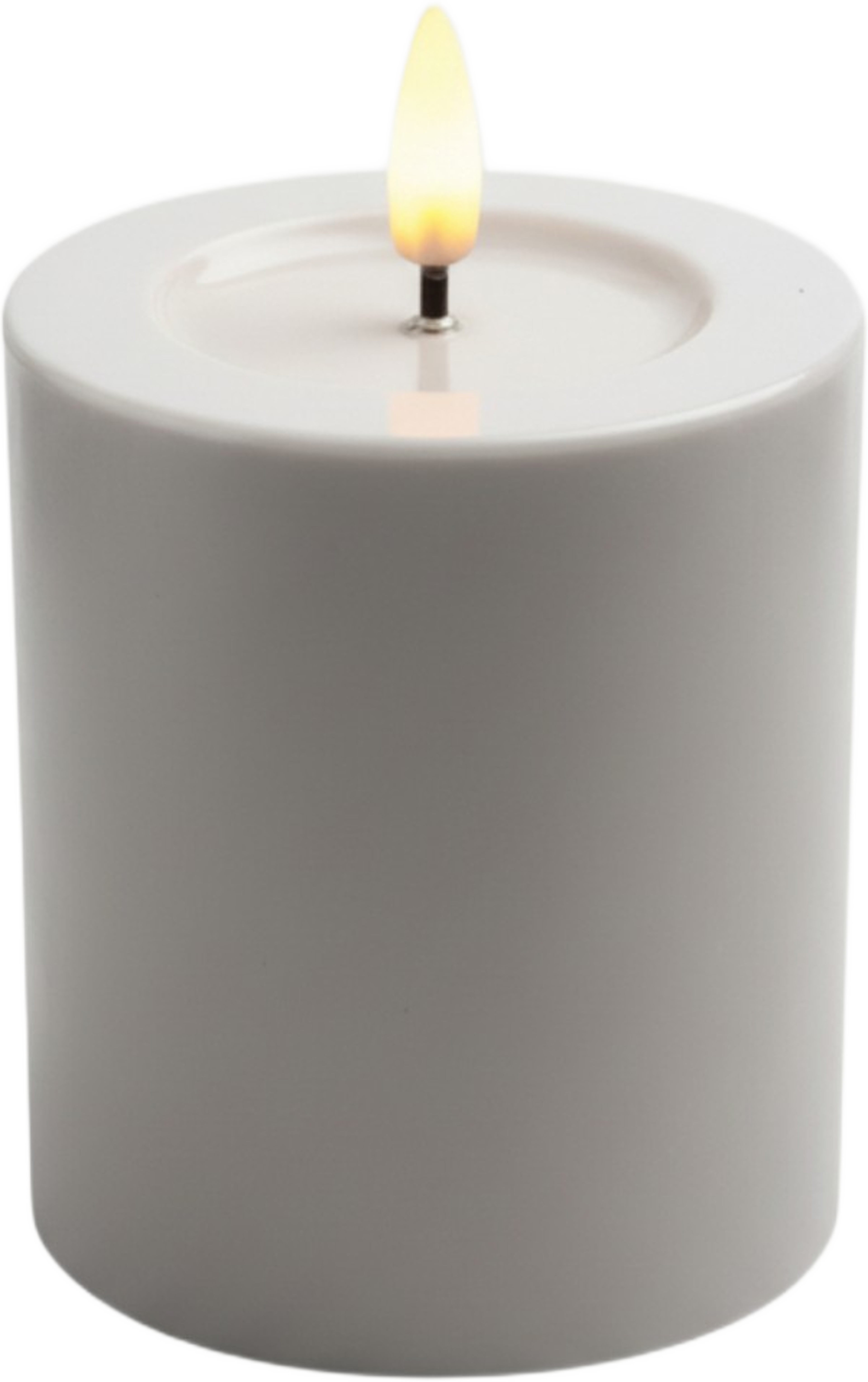 Luca Led-blockljus Utomhus Ø 7,5 1st, från Led Nordic, i färgen vit. Klicka för att öppna bilden i stort format