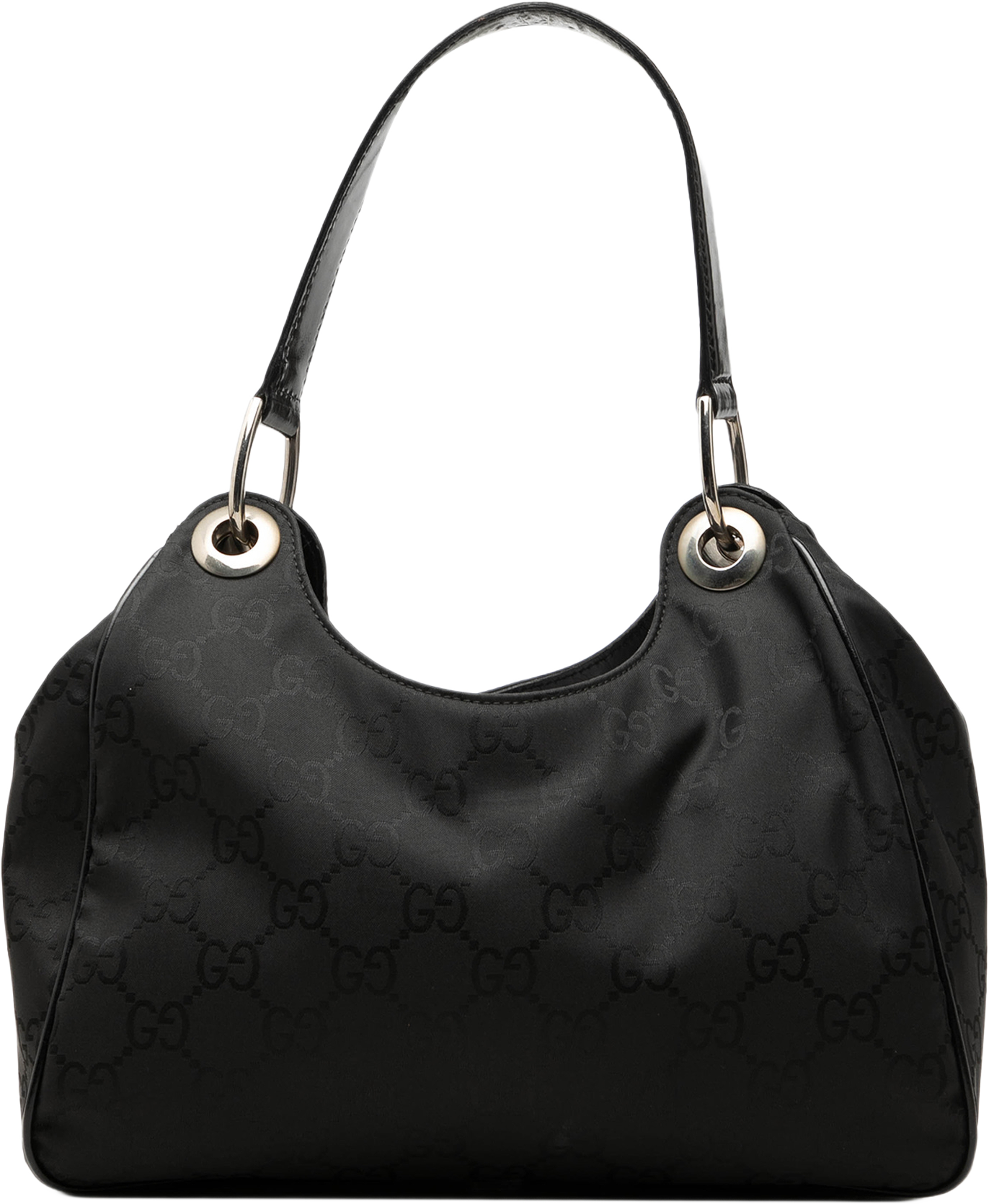 Gucci Gg Nylon Shoulder Bag, från Luxclusif, i färgen svart. Klicka för att öppna bilden i stort format