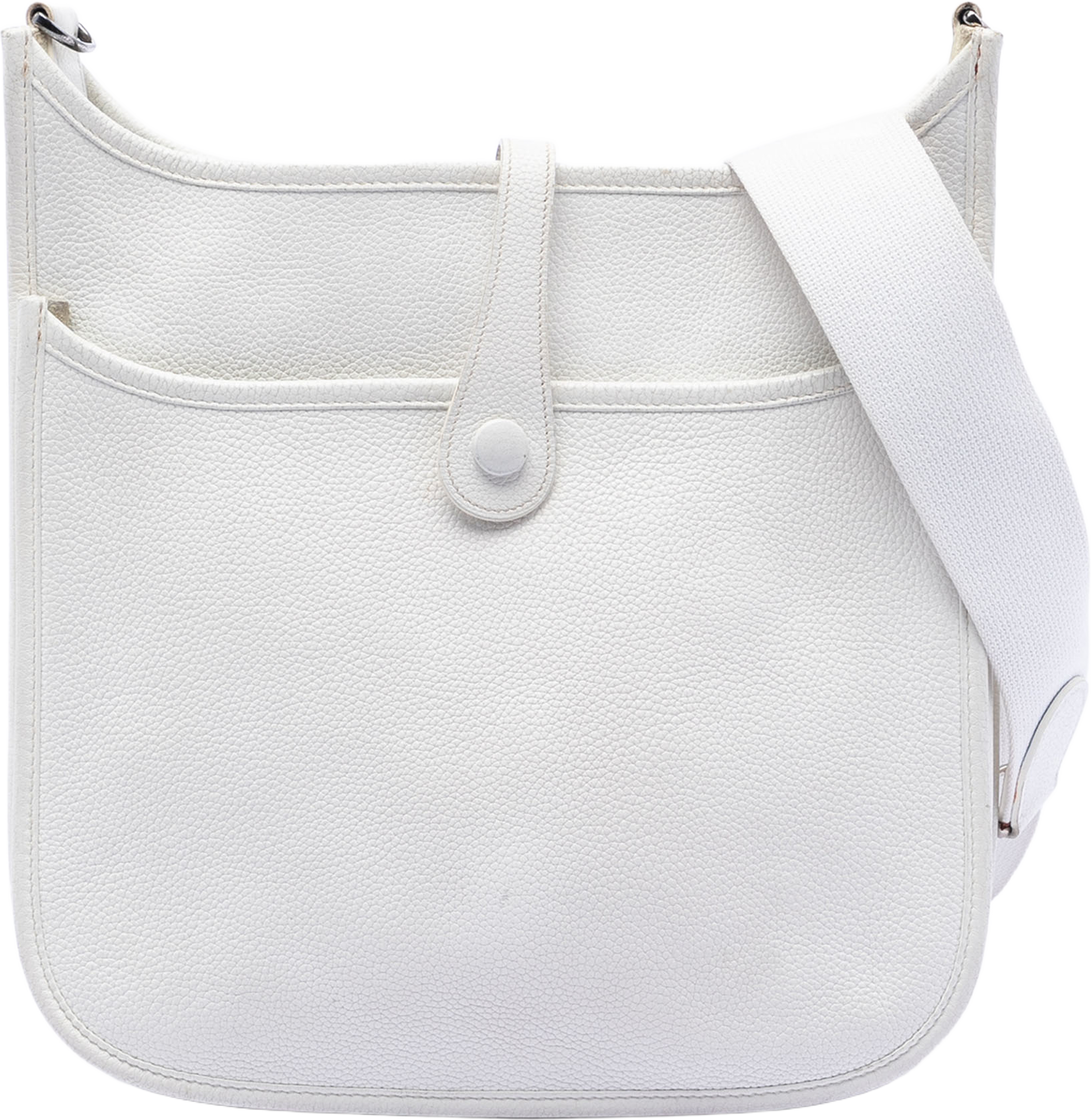 Hermès Clemence Evelyne Iii 29, från Luxclusif, i färgen white. Klicka för att öppna bilden i stort format