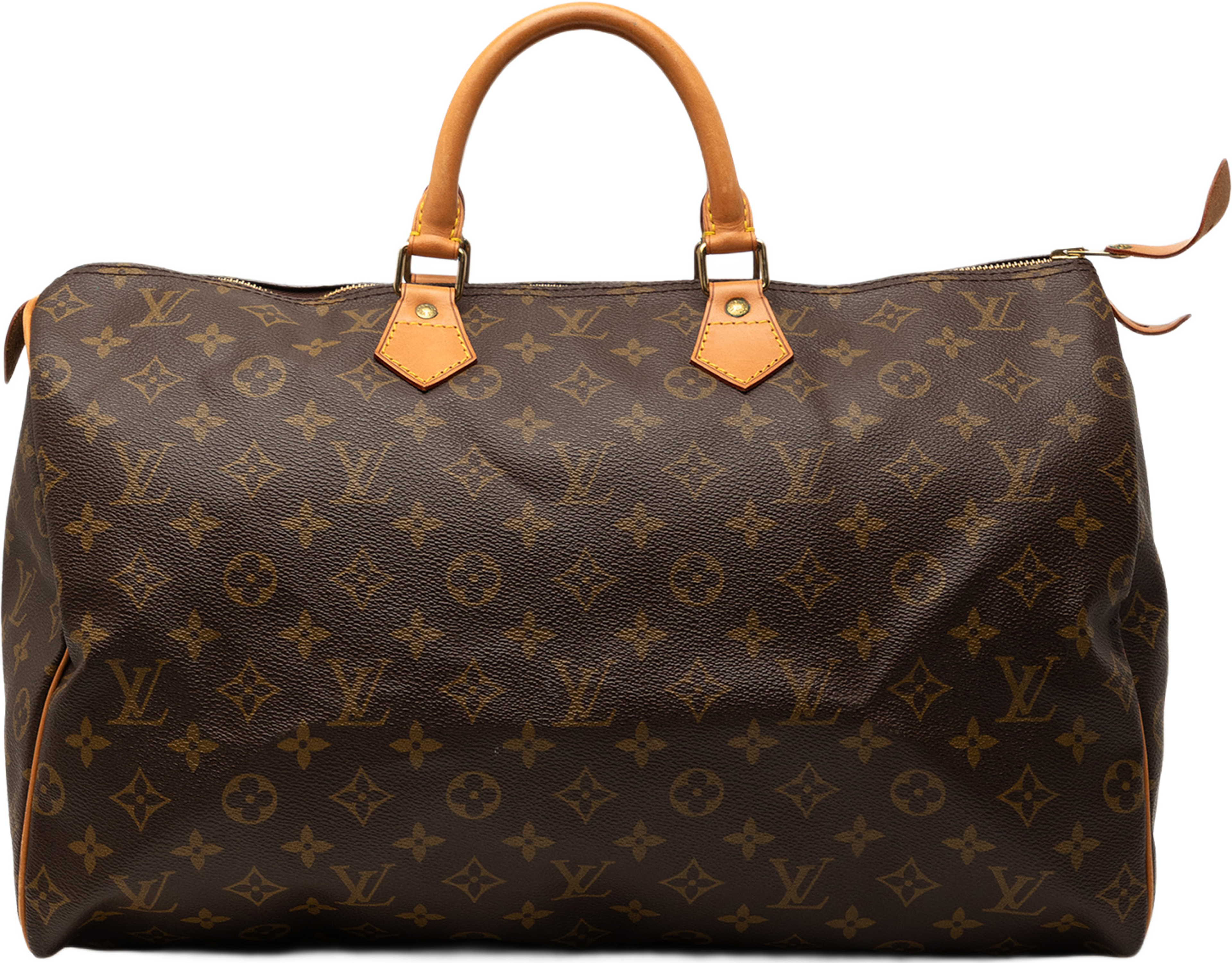 Louis Vuitton Monogram Speedy 40, från Luxclusif, i färgen brown. Klicka för att öppna bilden i stort format