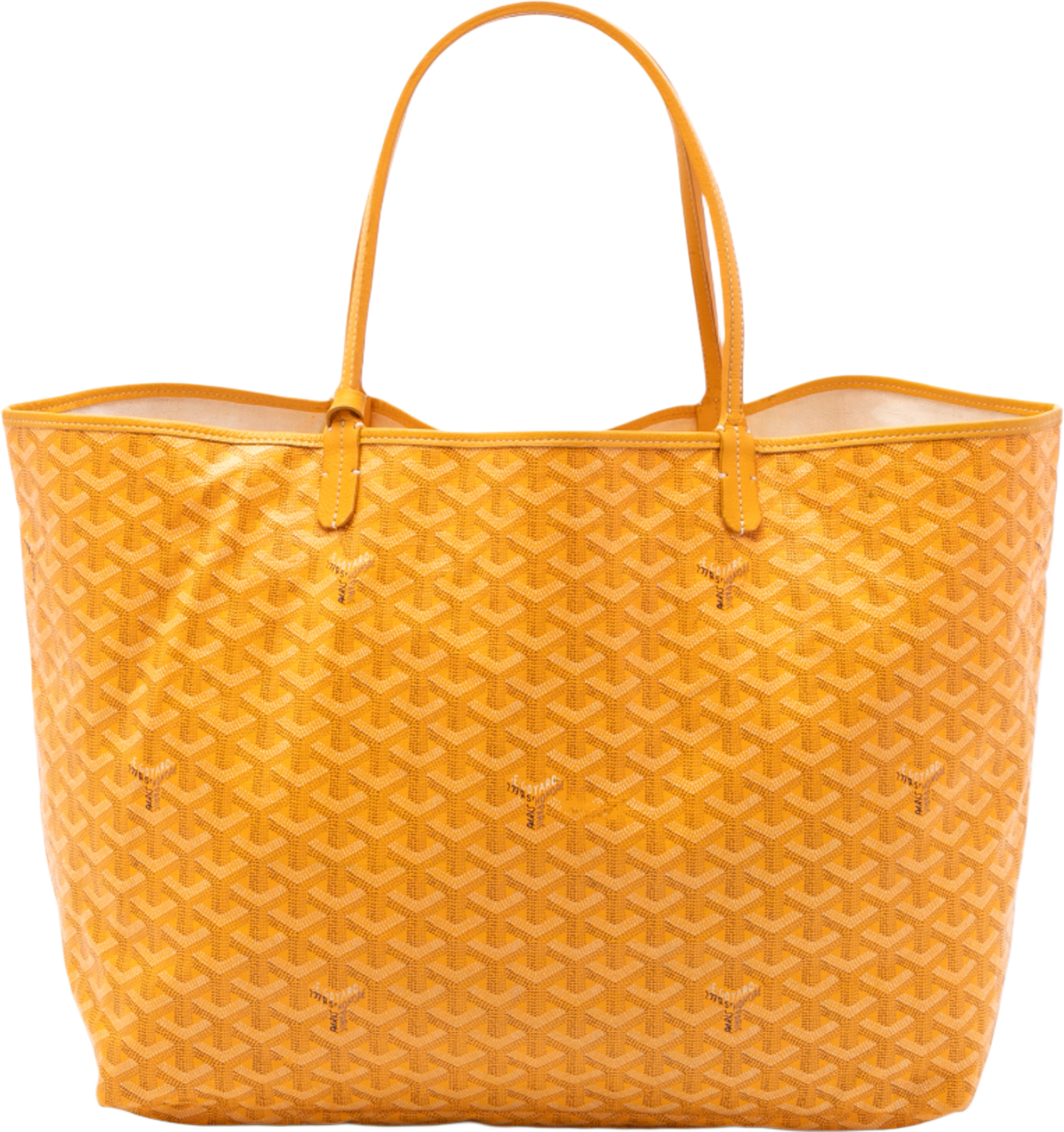 Goyard Goyardine Saint Louis Gm, från Luxclusif, i färgen yellow. Klicka för att öppna bilden i stort format