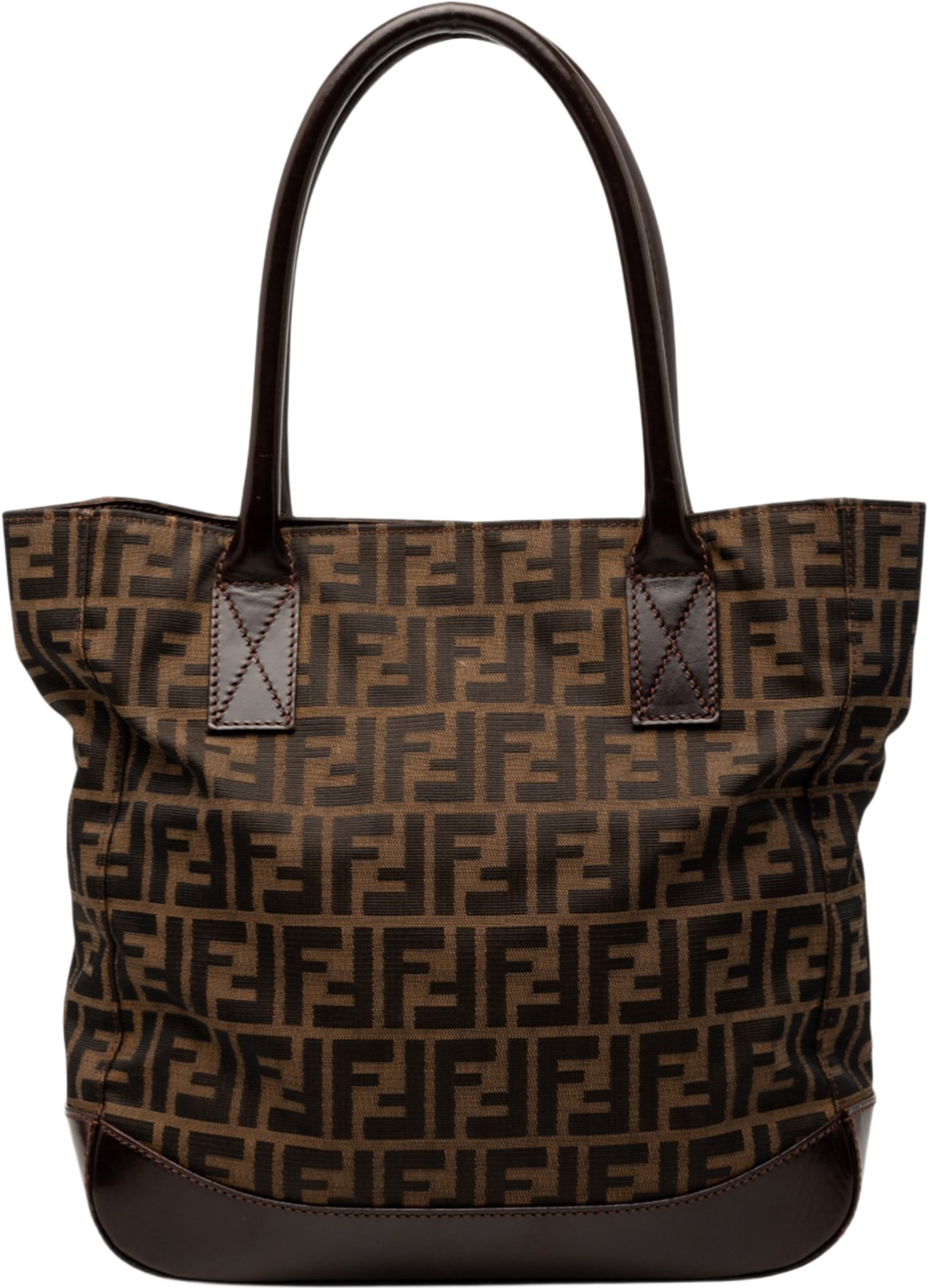 Fendi Zucca Canvas Tote, från Luxclusif, i färgen brown. Klicka för att öppna bilden i stort format