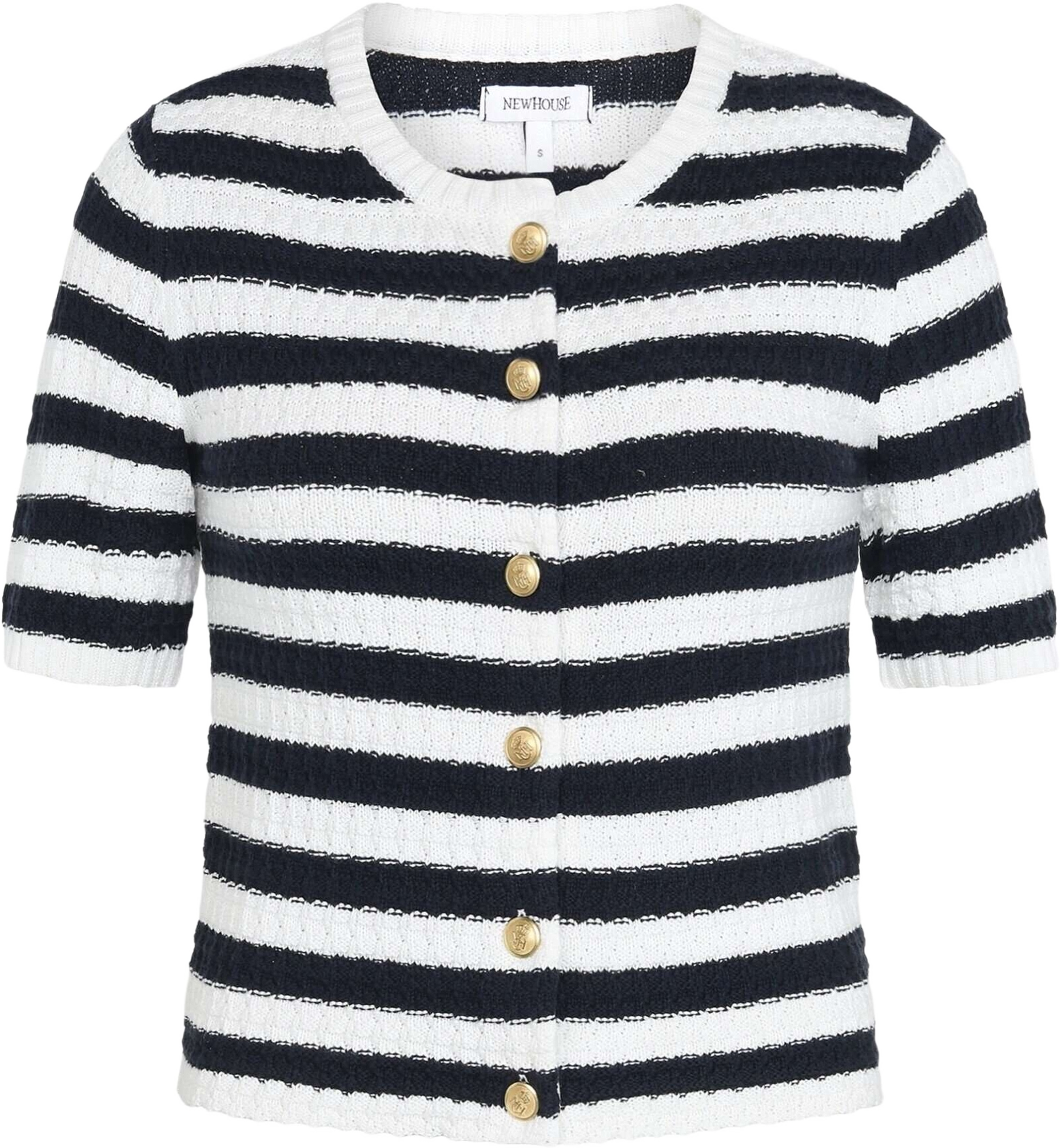 Hannah Cardigan, från Newhouse, i färgen marinblå. Klicka för att öppna bilden i stort format