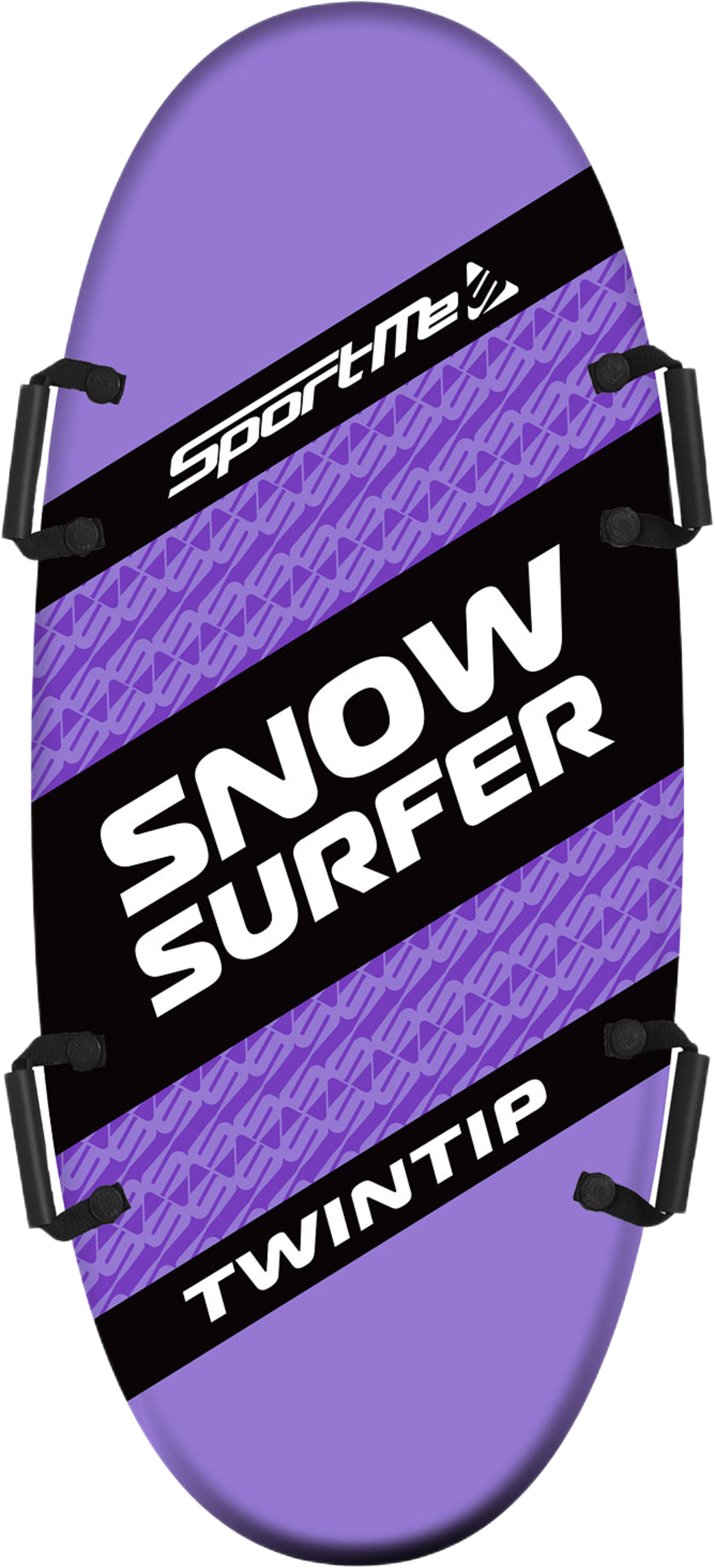 Snowsurfer Twintip, från Sportme, i färgen lila. Klicka för att öppna bilden i stort format
