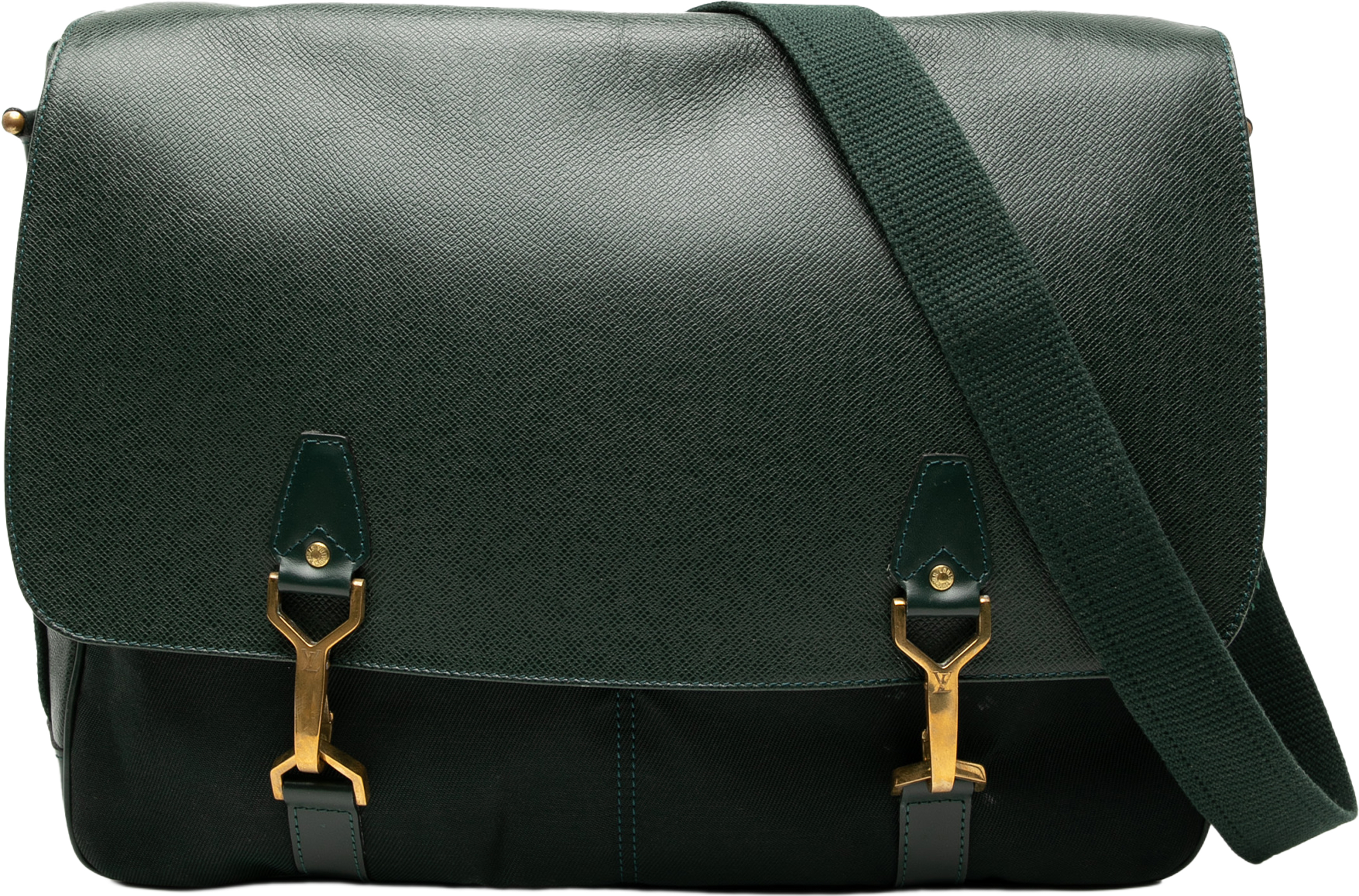 Louis Vuitton Taiga Dersou, från Luxclusif, i färgen dark green. Klicka för att öppna bilden i stort format
