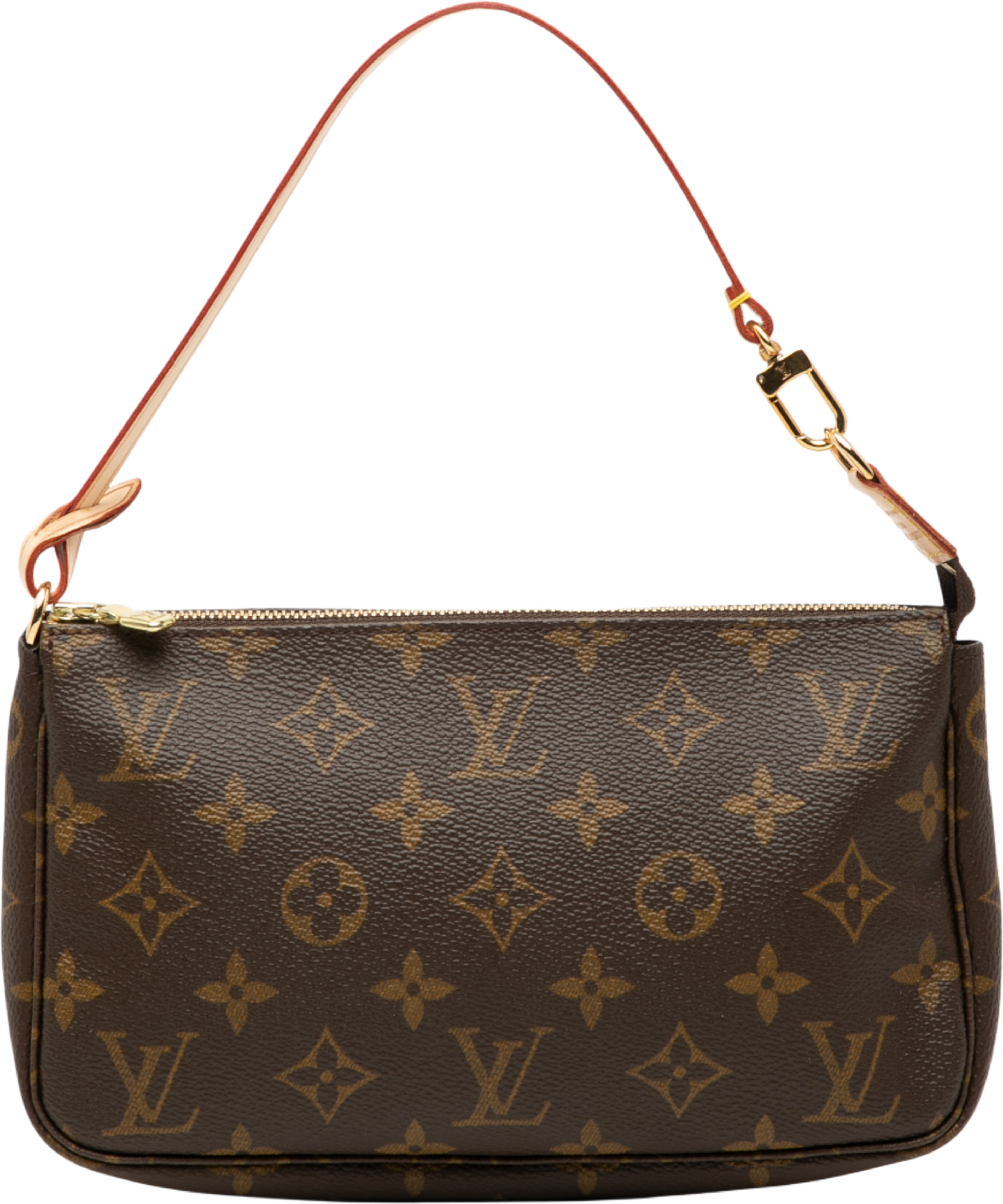 Louis Vuitton Monogram Pochette Accessoires, från Luxclusif, i färgen brown. Klicka för att öppna bilden i stort format