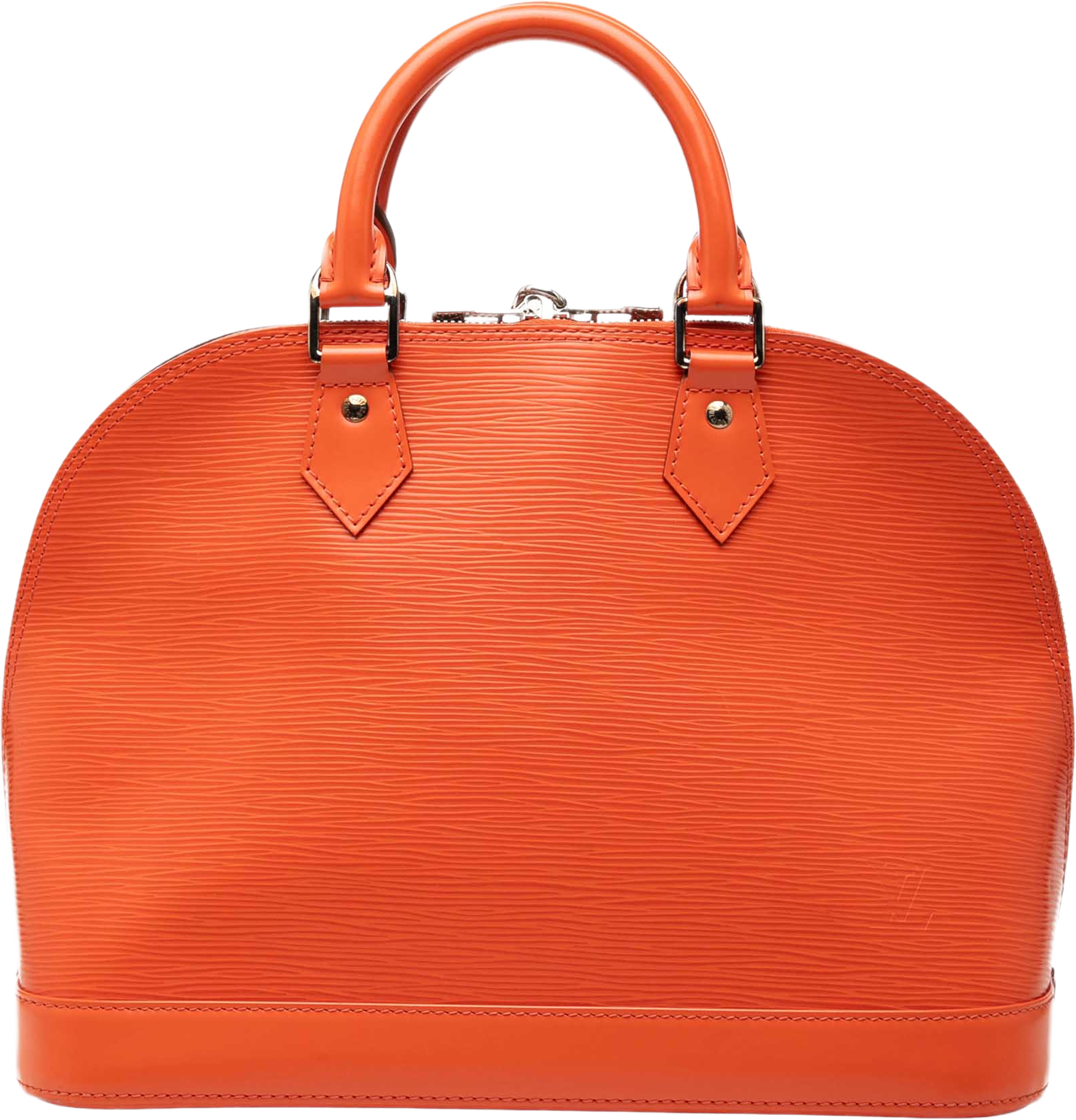 Louis Vuitton Epi Alma Pm, från Luxclusif, i färgen orange. Klicka för att öppna bilden i stort format
