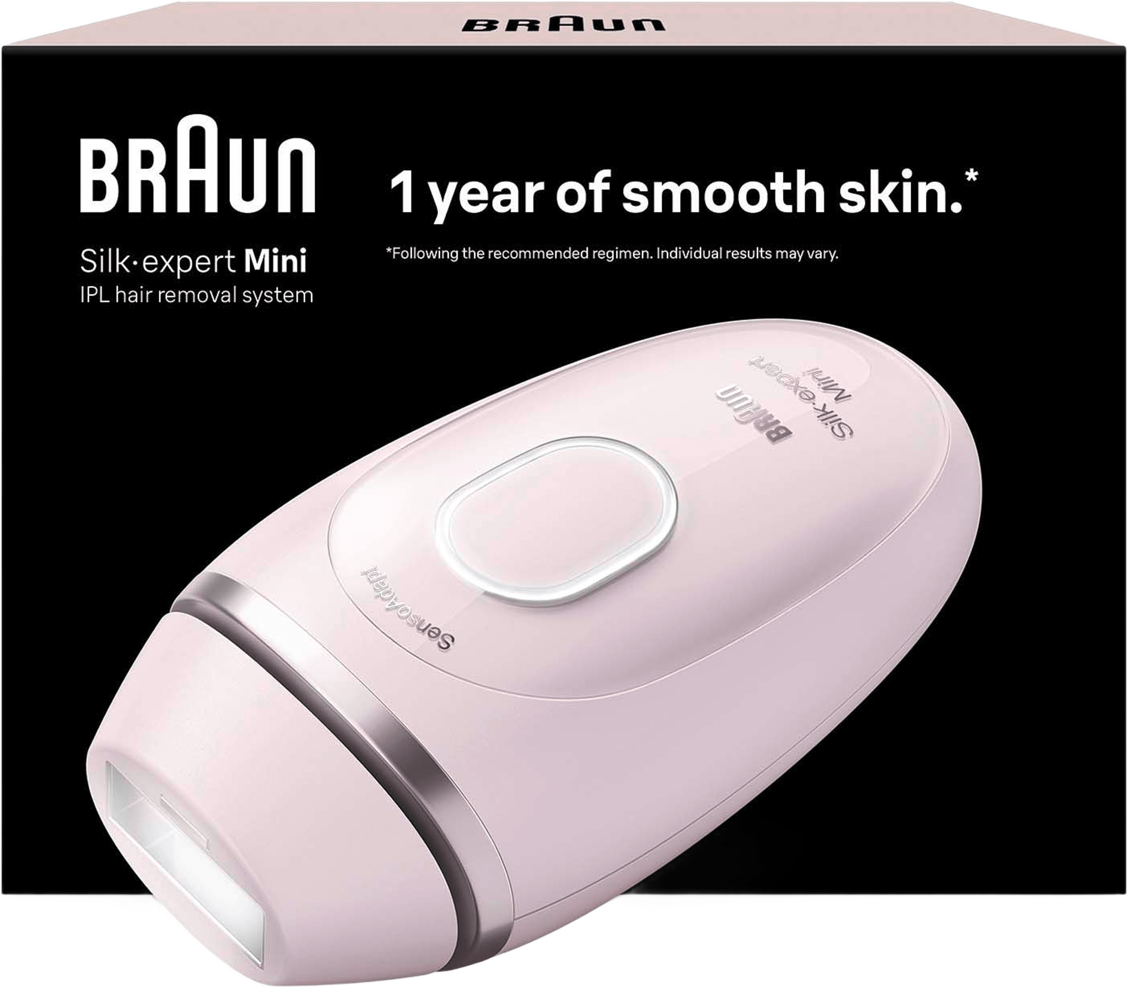 Ipl Silk·expert Mini, Hemma Pl1100 Pink, från Braun, i färgen rosa. Klicka för att öppna bilden i stort format