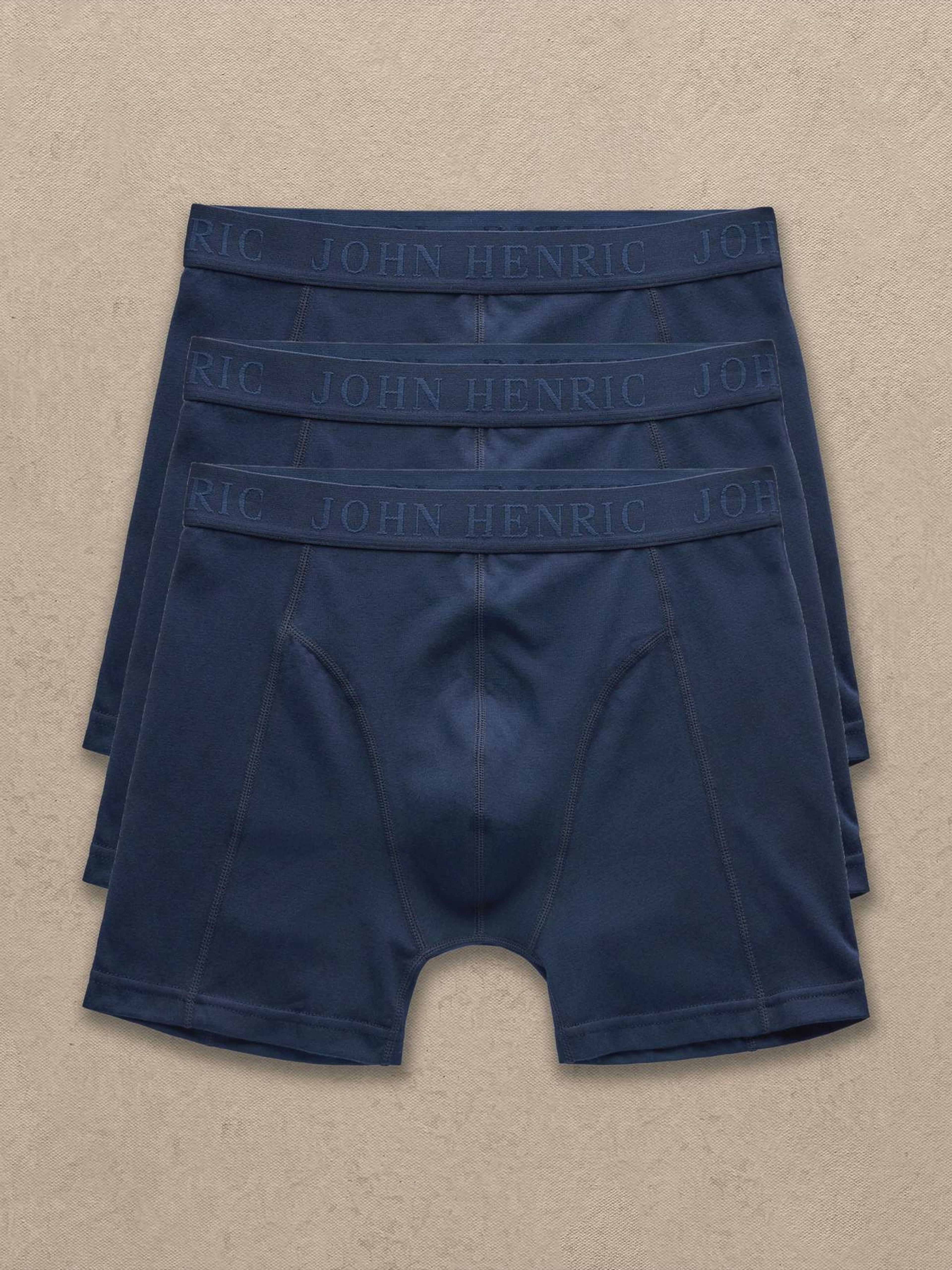 Boxer Trunks Noel, från John Henric, i färgen dark blue. Klicka för att öppna bilden i stort format