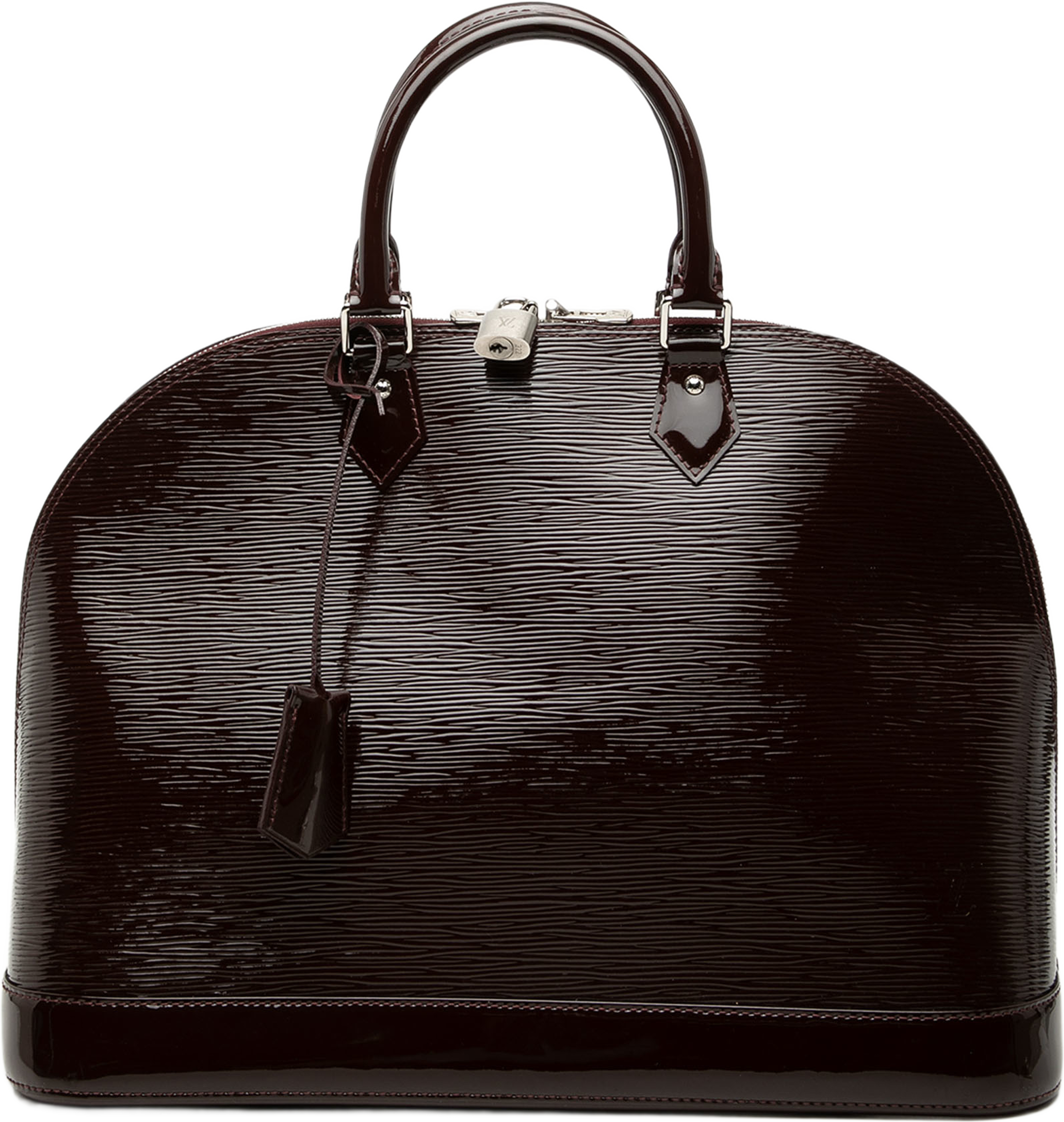 Louis Vuitton Electric Epi Alma Gm, från Luxclusif, i färgen red. Klicka för att öppna bilden i stort format