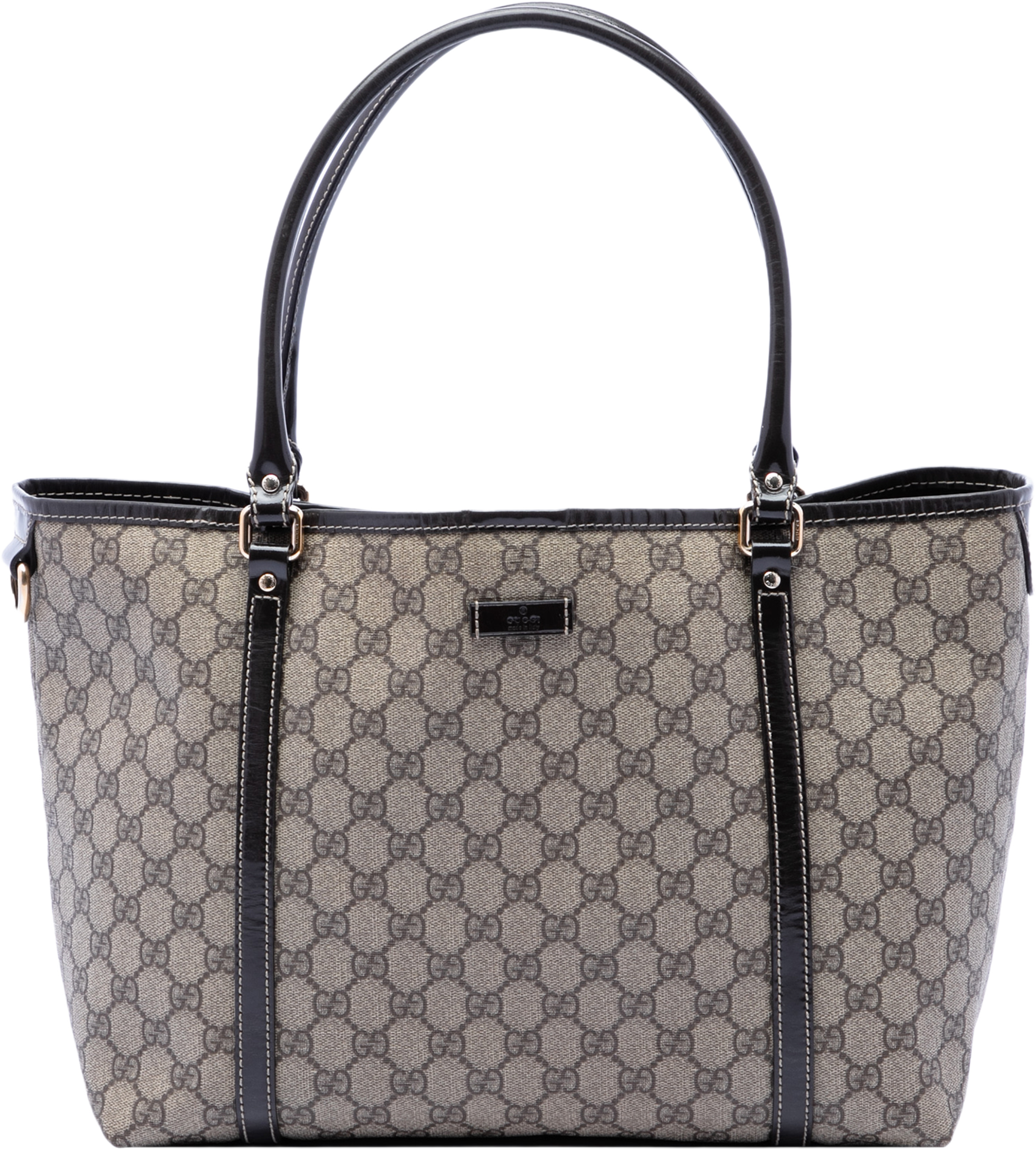 Gucci Medium Gg Supreme Joy Tote, från Luxclusif, i färgen beige. Klicka för att öppna bilden i stort format