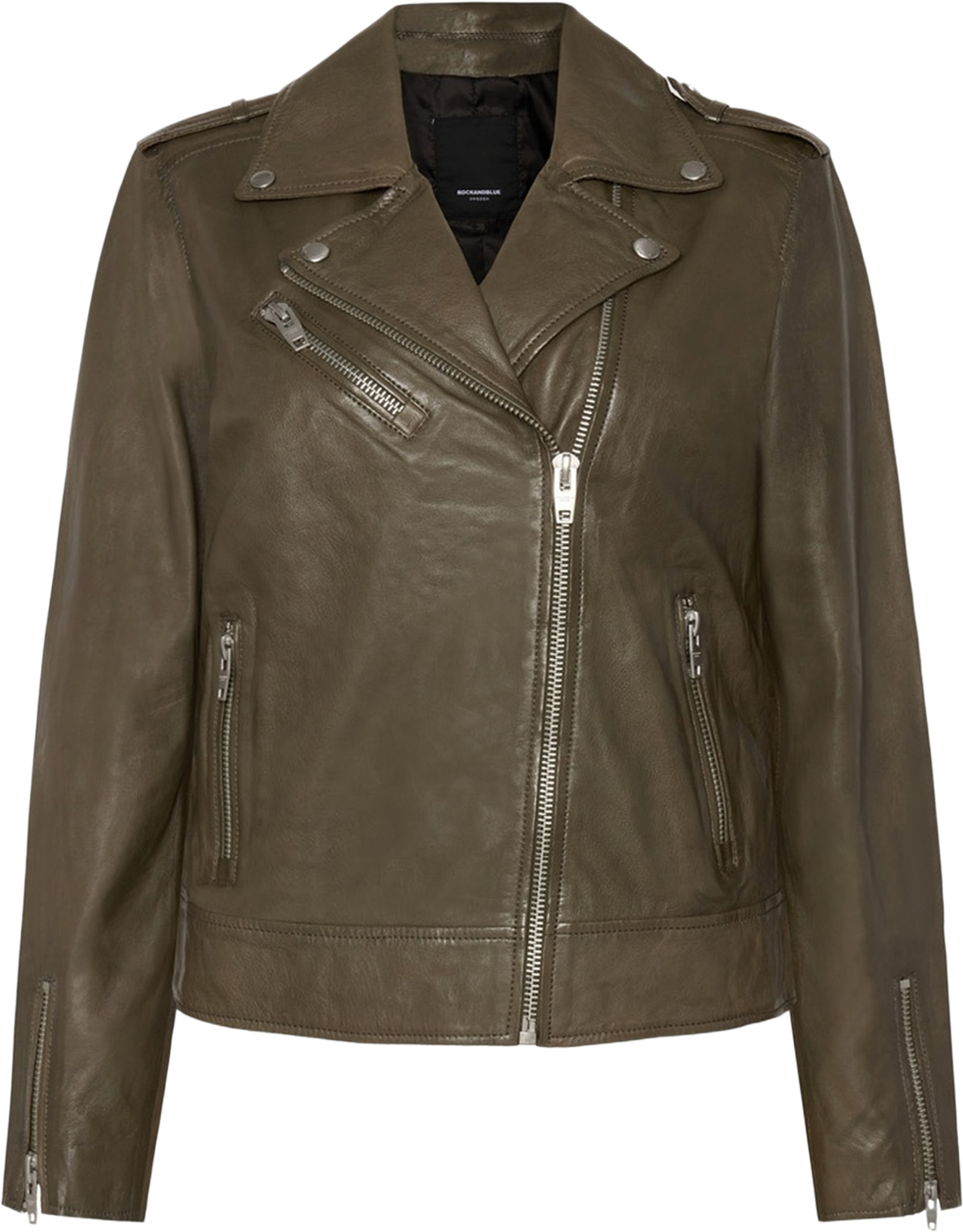 Yaya Jacket, från ROCKANDBLUE, i färgen dusty olive. Klicka för att öppna bilden i stort format