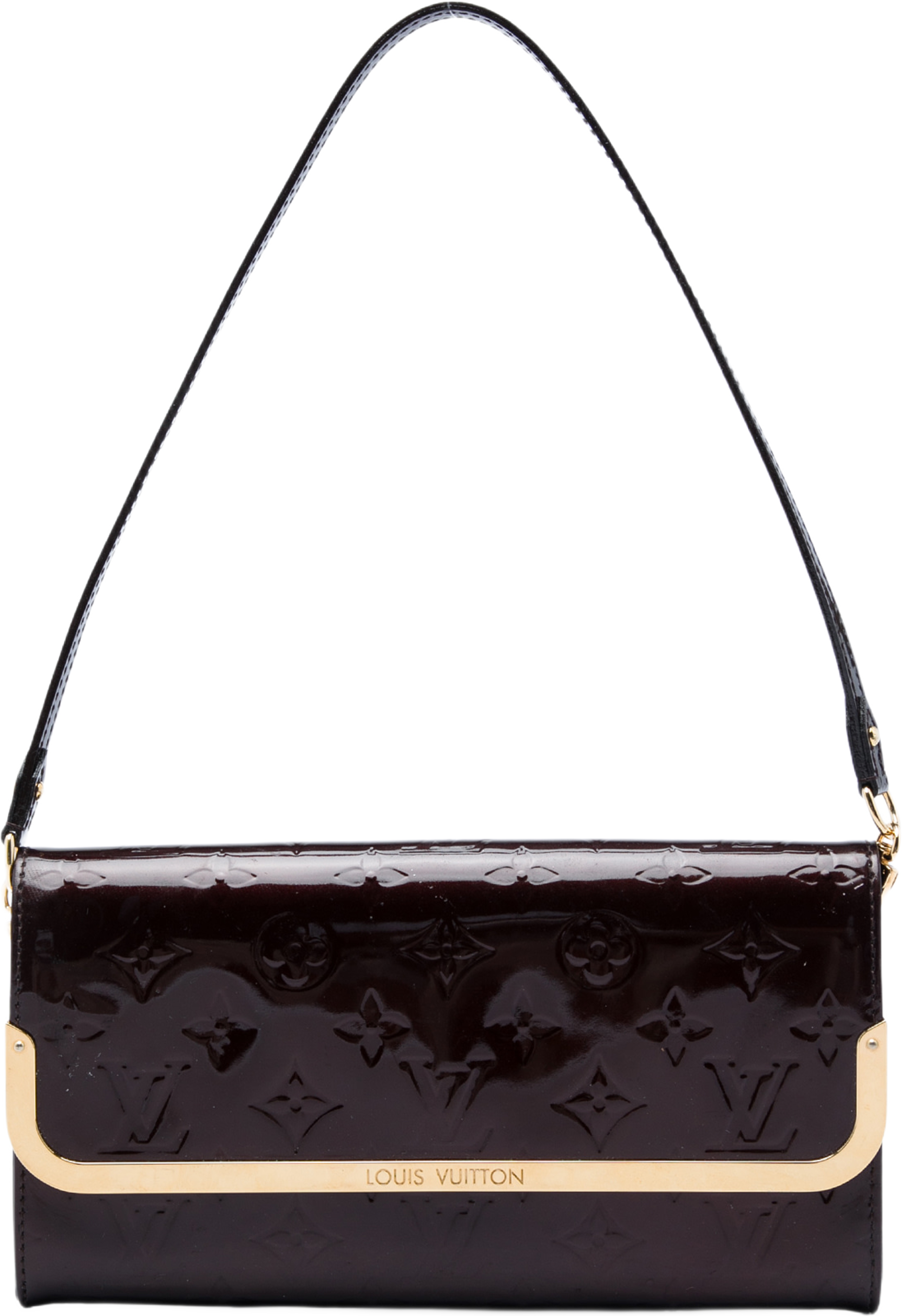 Louis Vuitton Monogram Vernis Rossmore Mm, från Luxclusif, i färgen purpur. Klicka för att öppna bilden i stort format