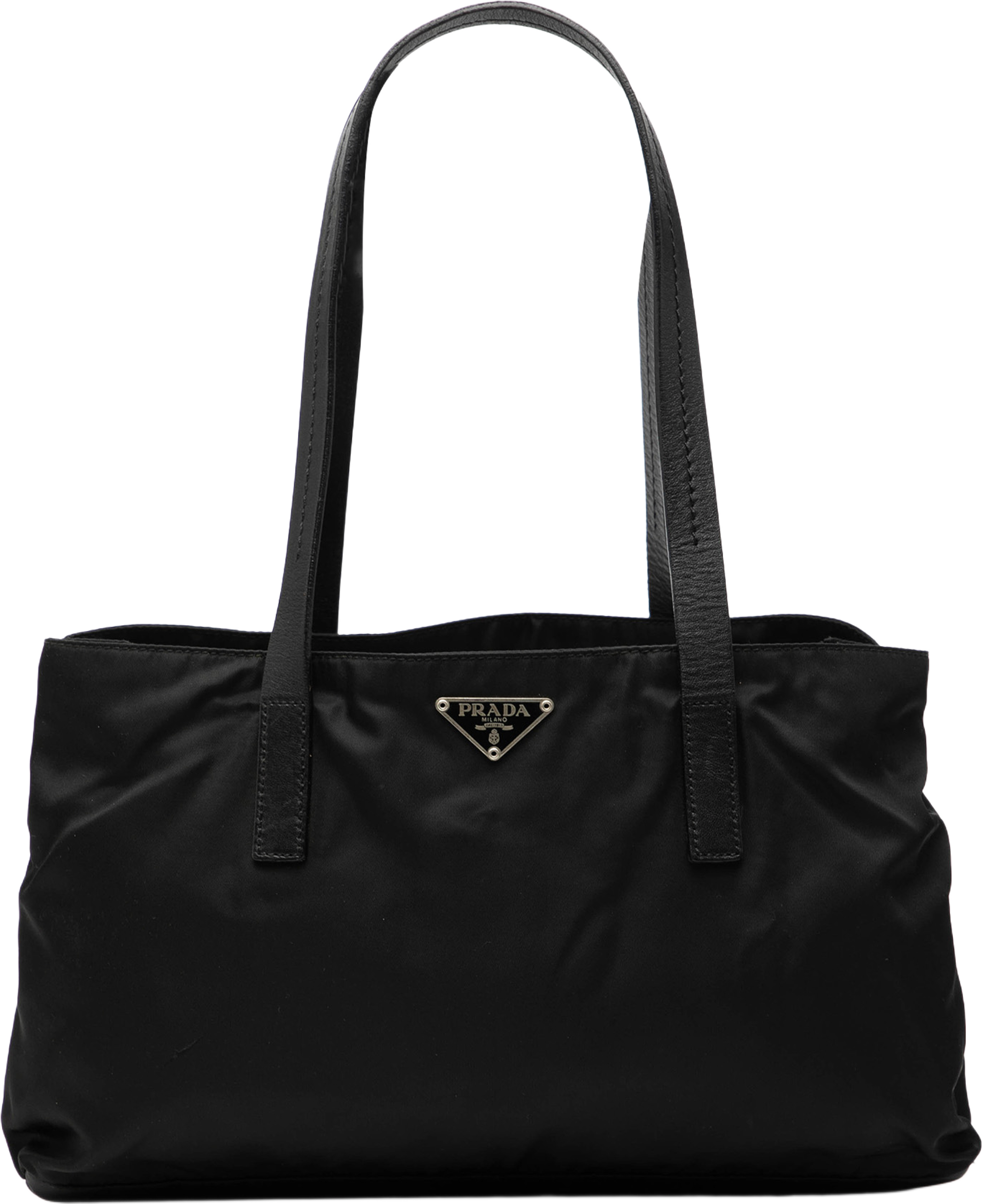 Prada Tessuto Tote, från Luxclusif, i färgen black. Klicka för att öppna bilden i stort format