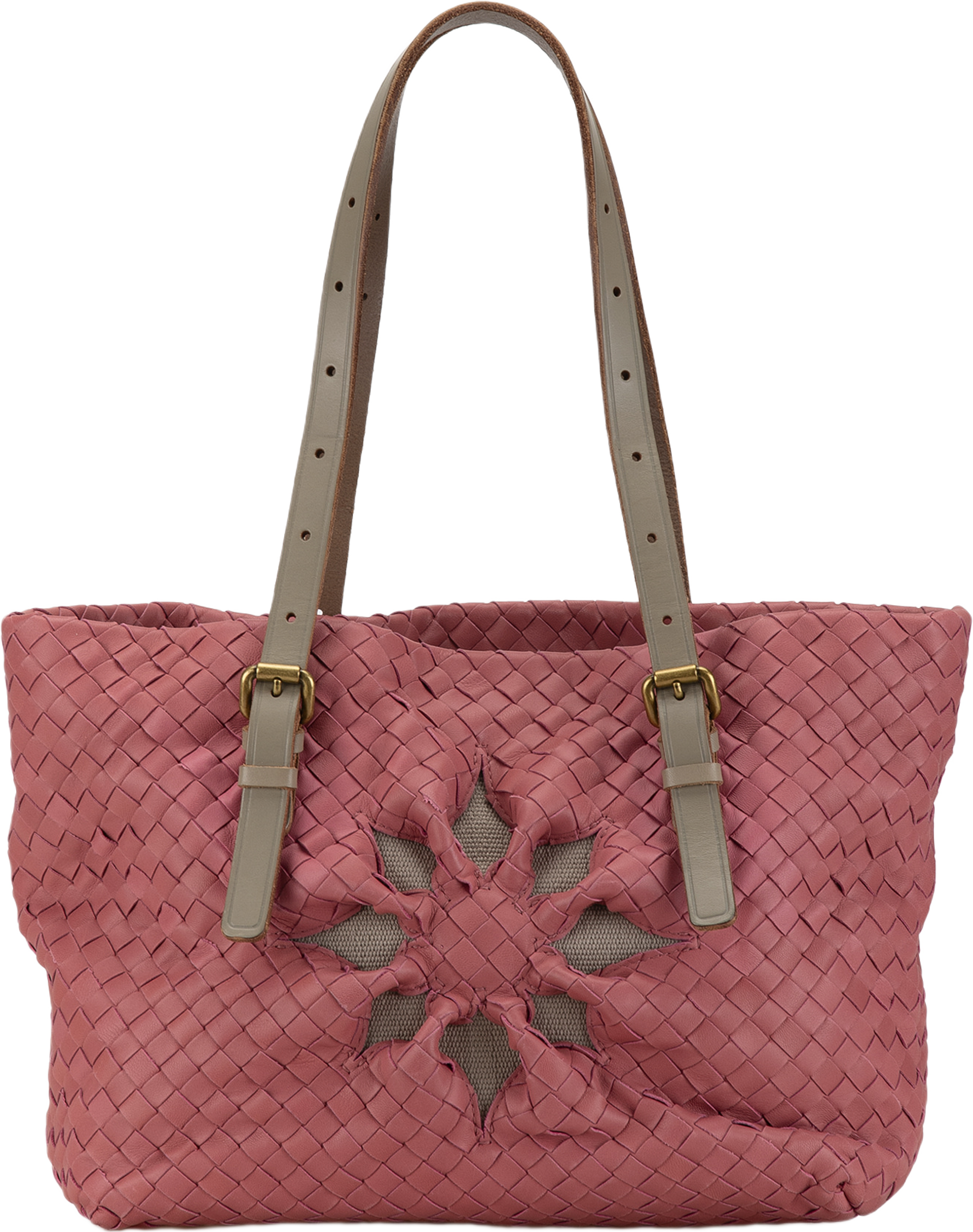 Bottega Veneta Intrecciato Marquise Flower Tote