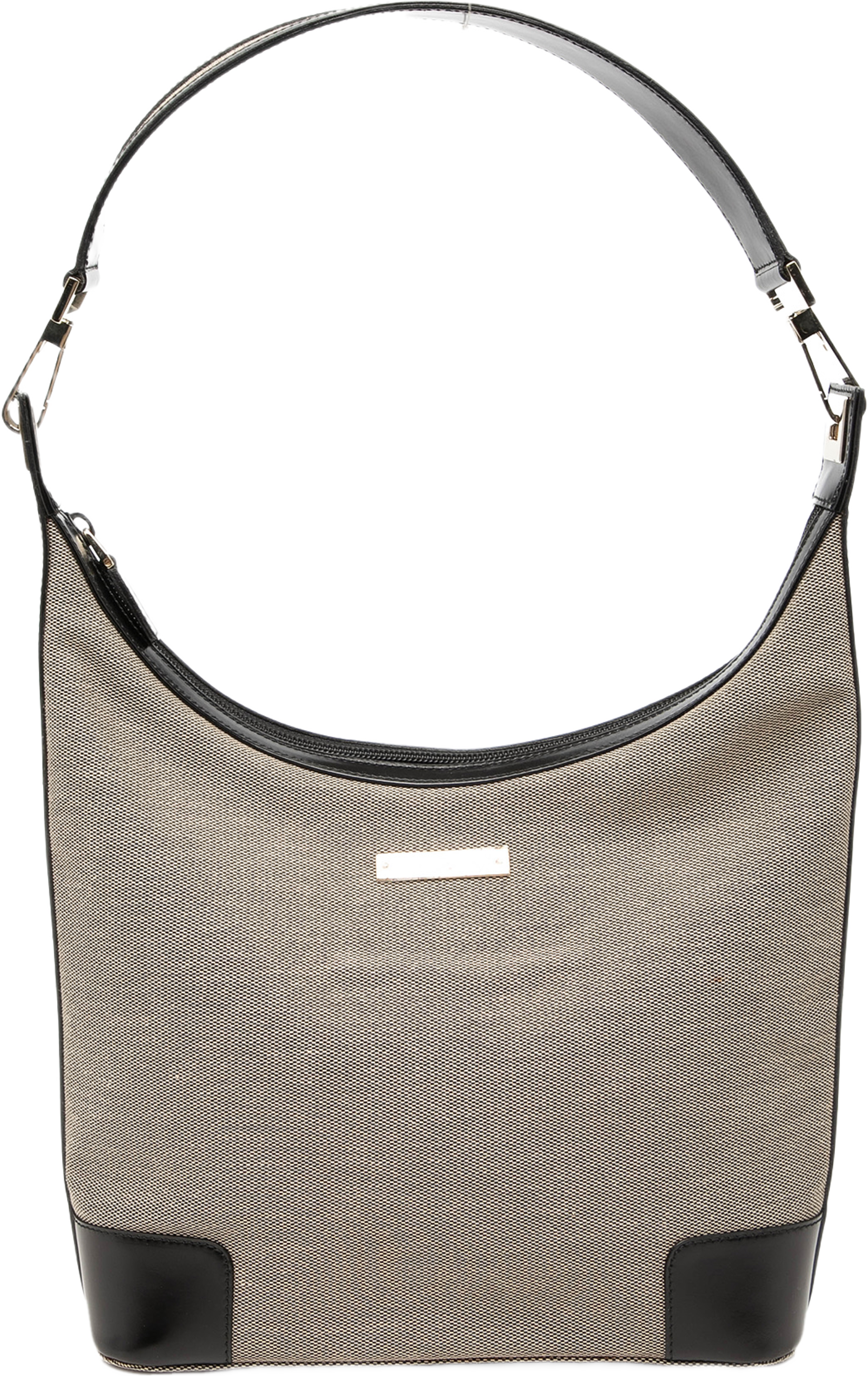 Gucci Canvas Shoulder Bag, från Luxclusif, i färgen beige. Klicka för att öppna bilden i stort format