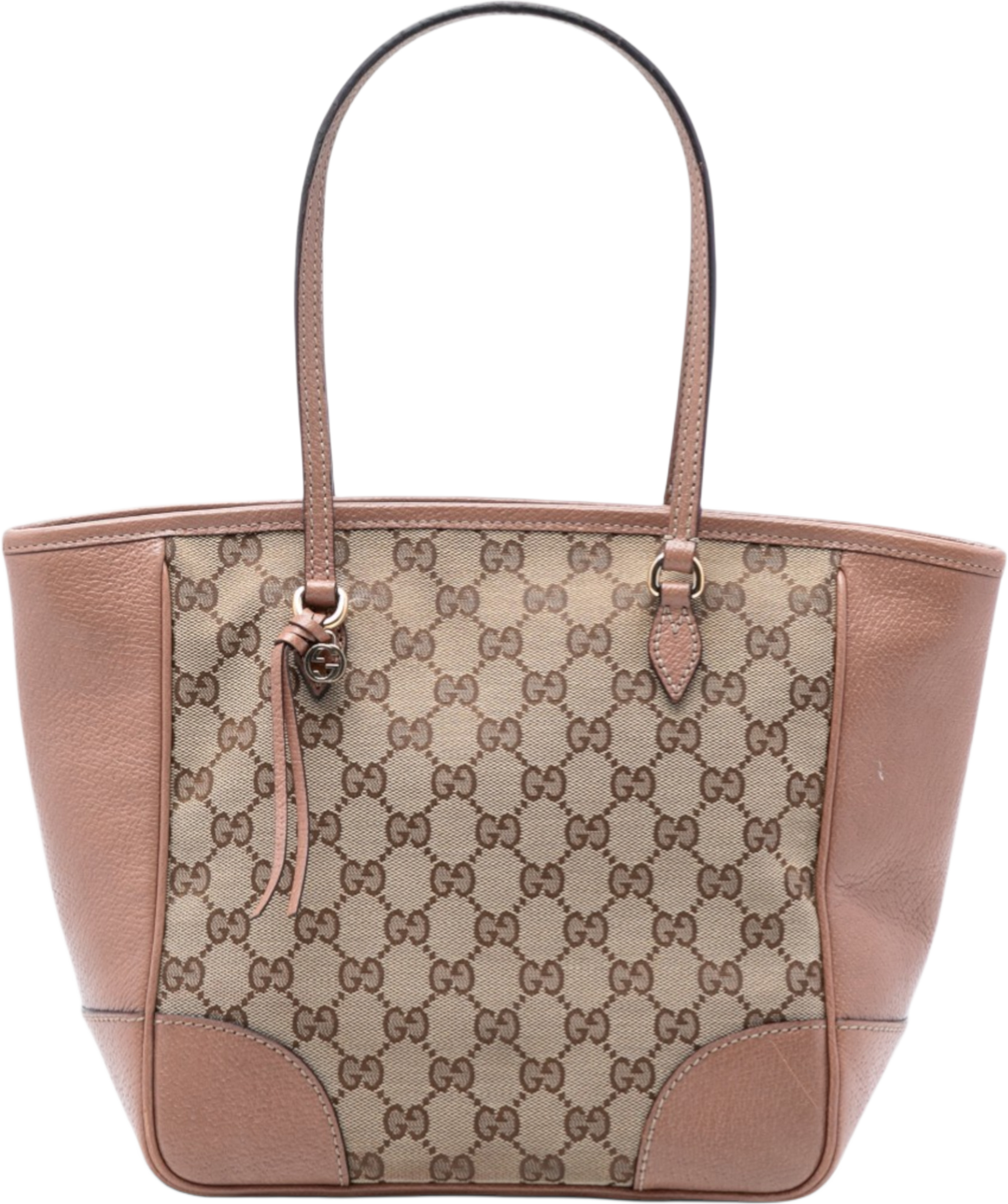 Gucci Gg Canvas Bree Tote, från Luxclusif, i färgen beige. Klicka för att öppna bilden i stort format