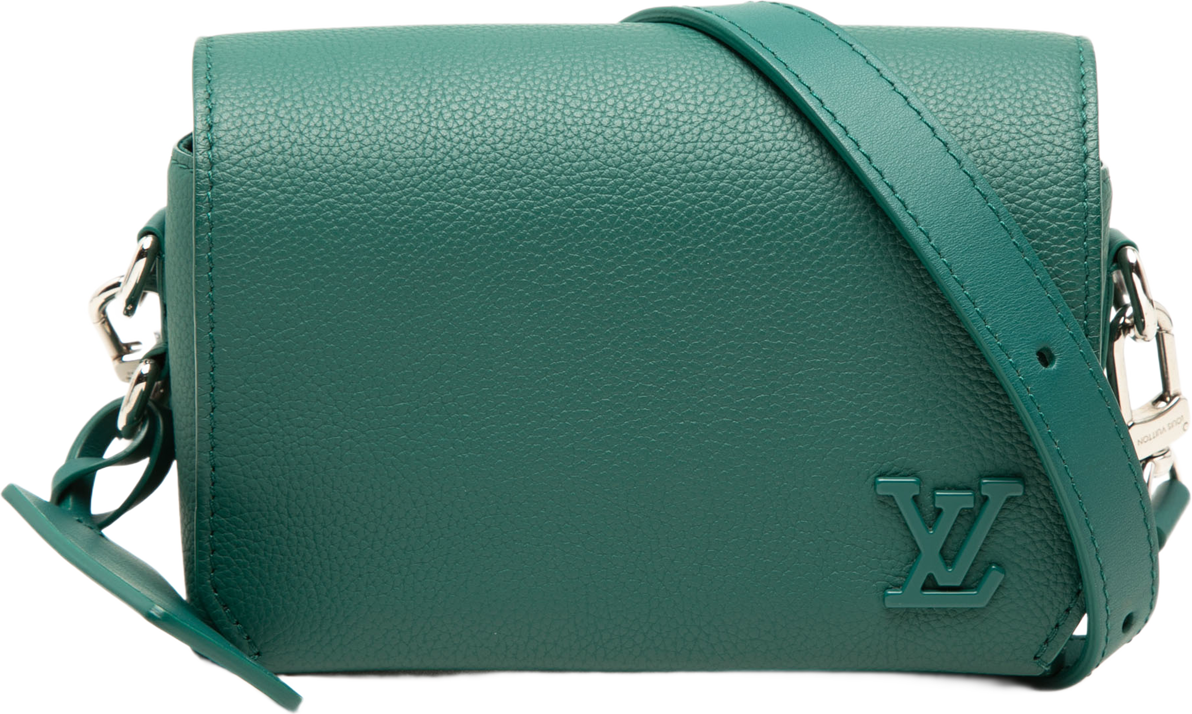 Louis Vuitton Aerogram Fastline Wearable Wallet, från Luxclusif, i färgen grön. Klicka för att öppna bilden i stort format