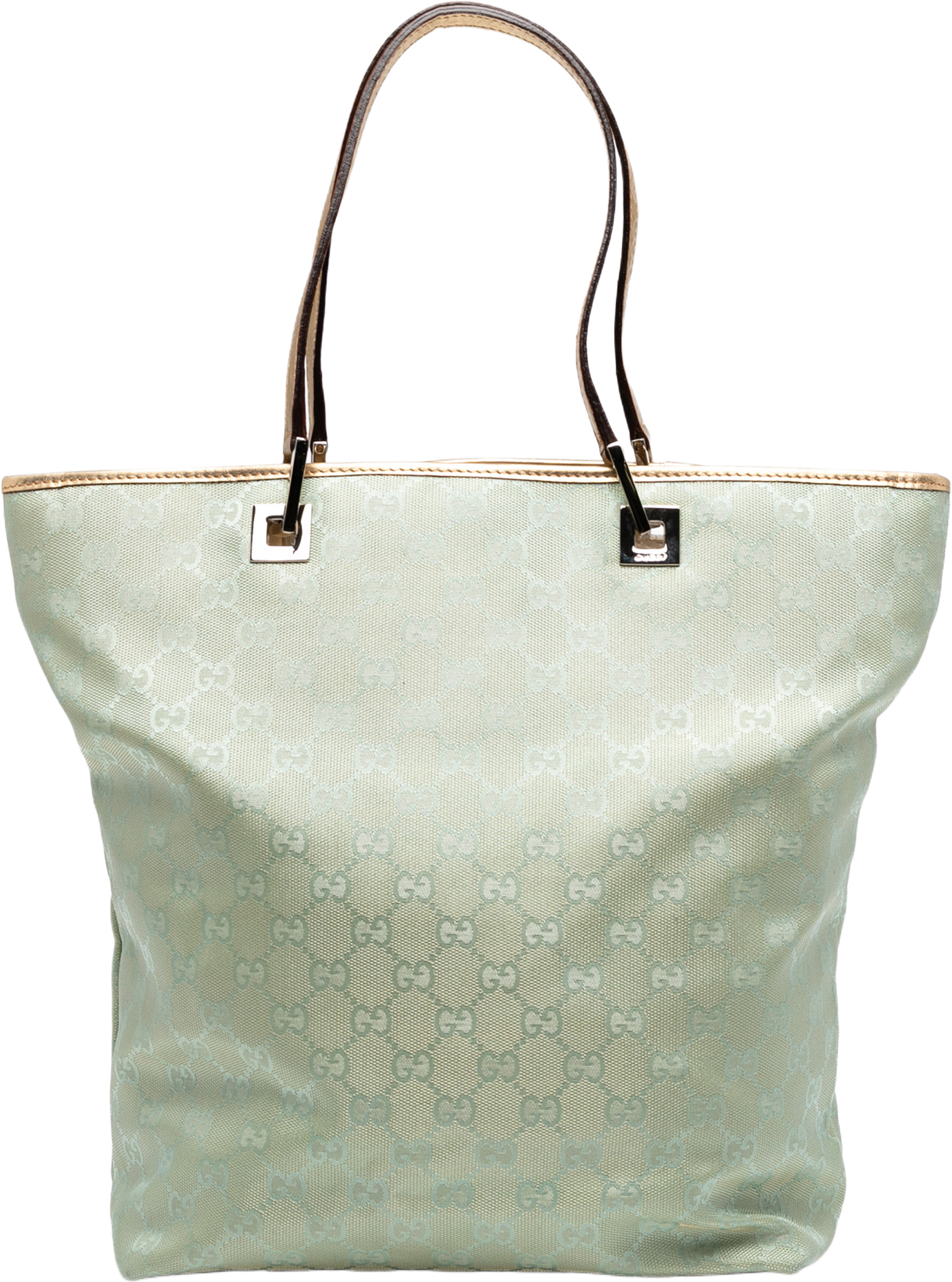 Gucci Gg Canvas Tote, från Luxclusif, i färgen mint. Klicka för att öppna bilden i stort format