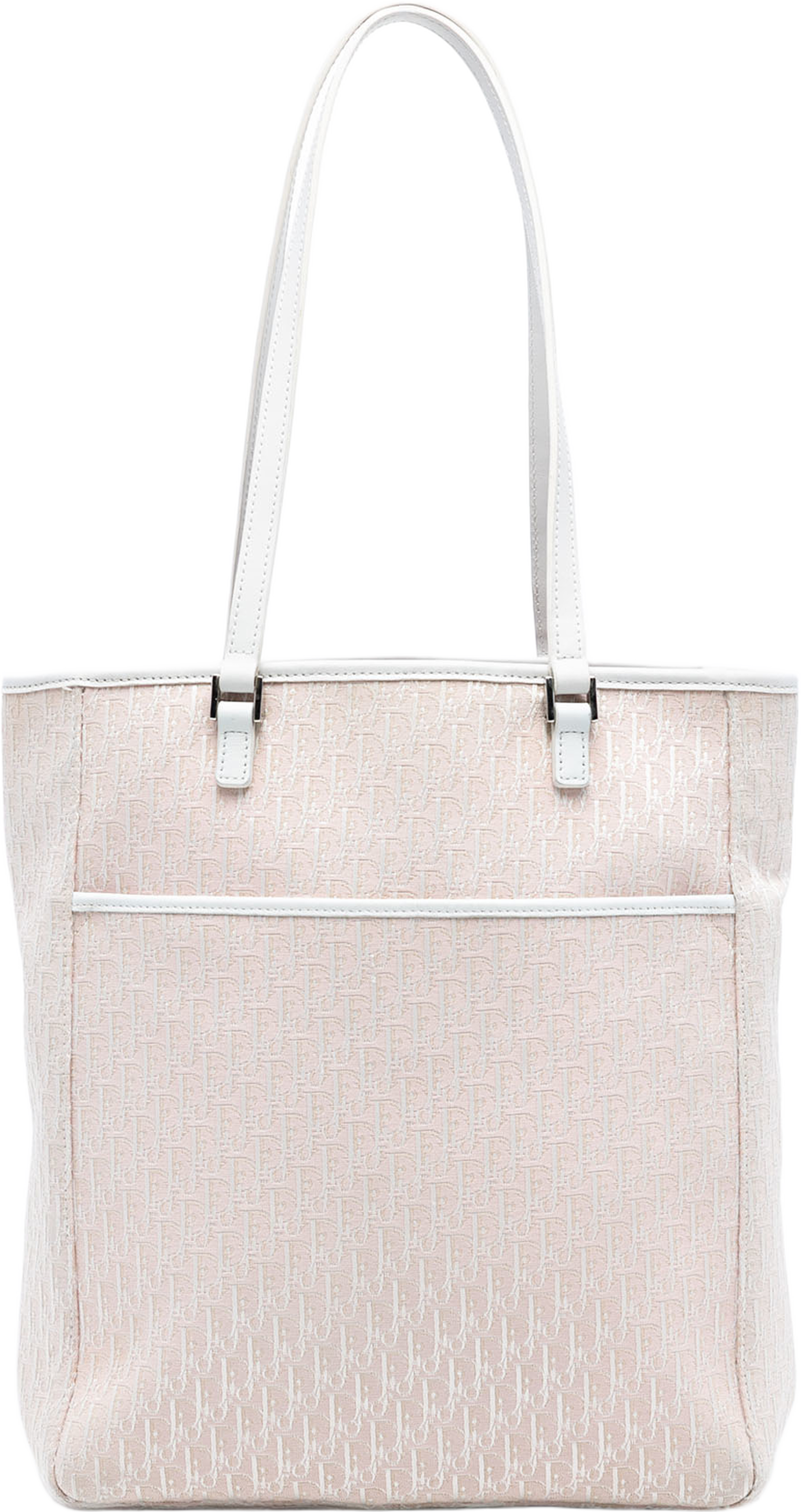 Dior Diorissimo Trotter Canvas Tote, från Luxclusif, i färgen light pink. Klicka för att öppna bilden i stort format