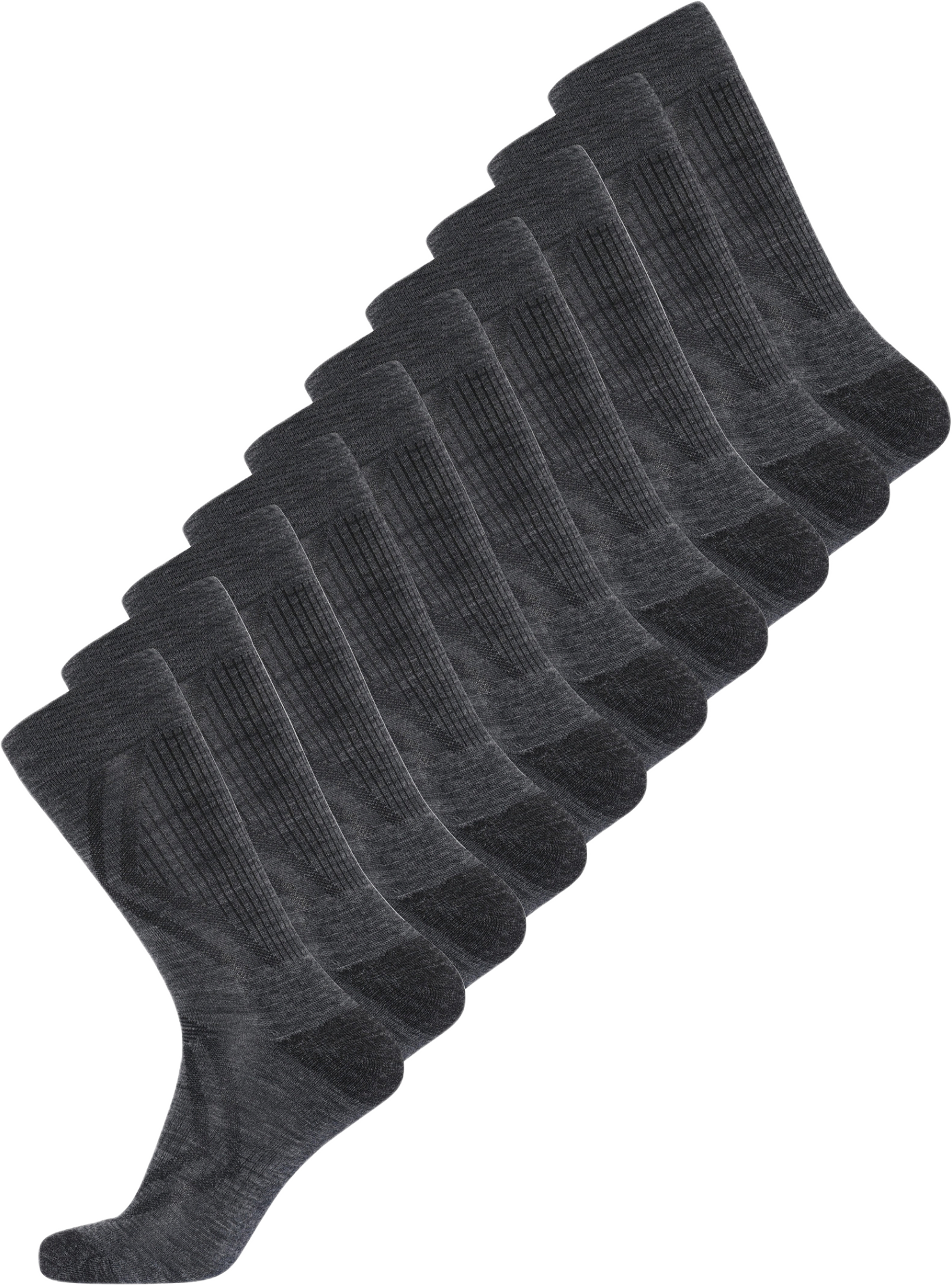 Ekologisk Ull, Strumpor 10-pack, Svart