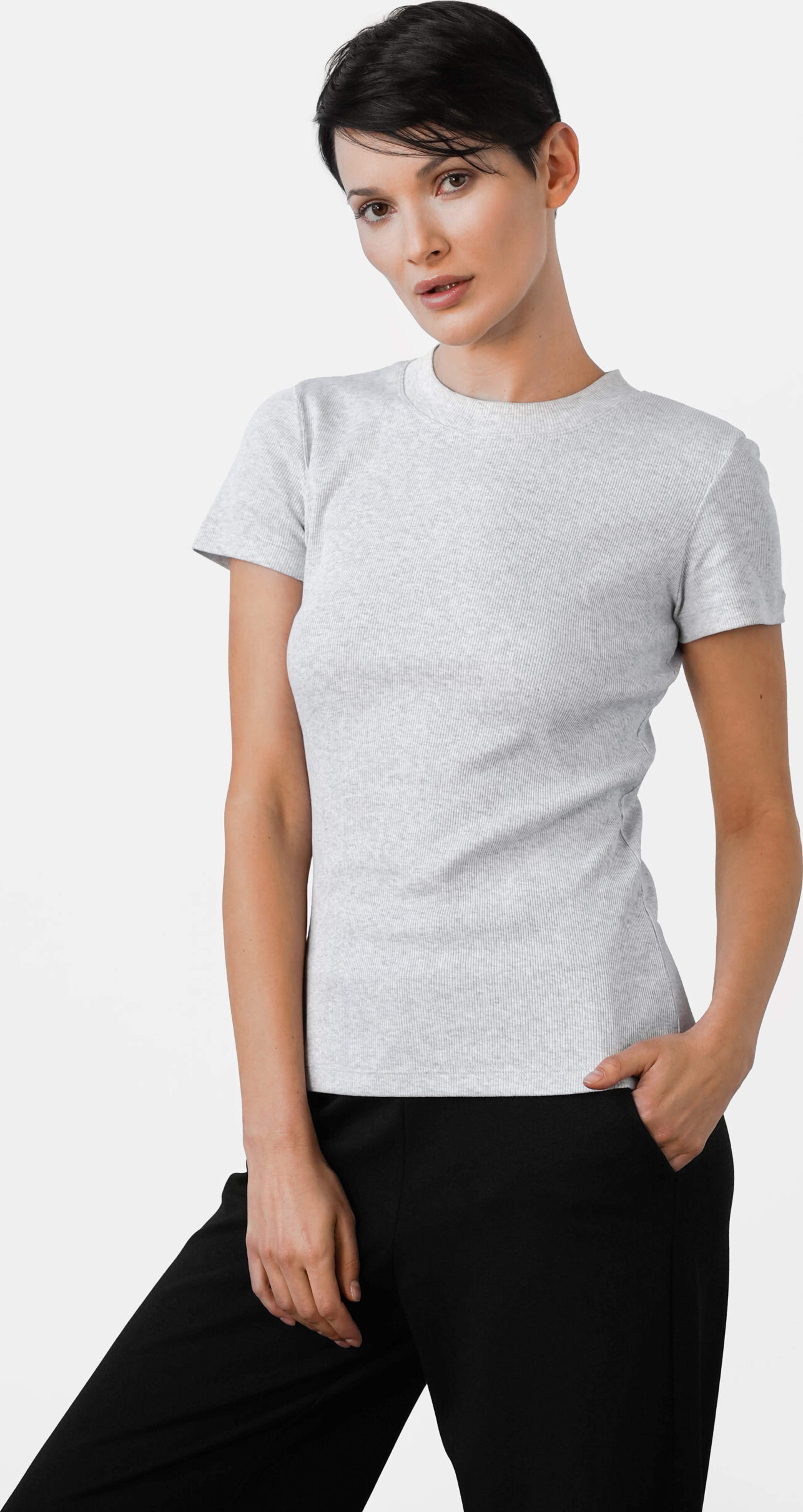 Ottille Tee - Grey Melange, från Residus, i färgen grey. Klicka för att öppna bilden i stort format