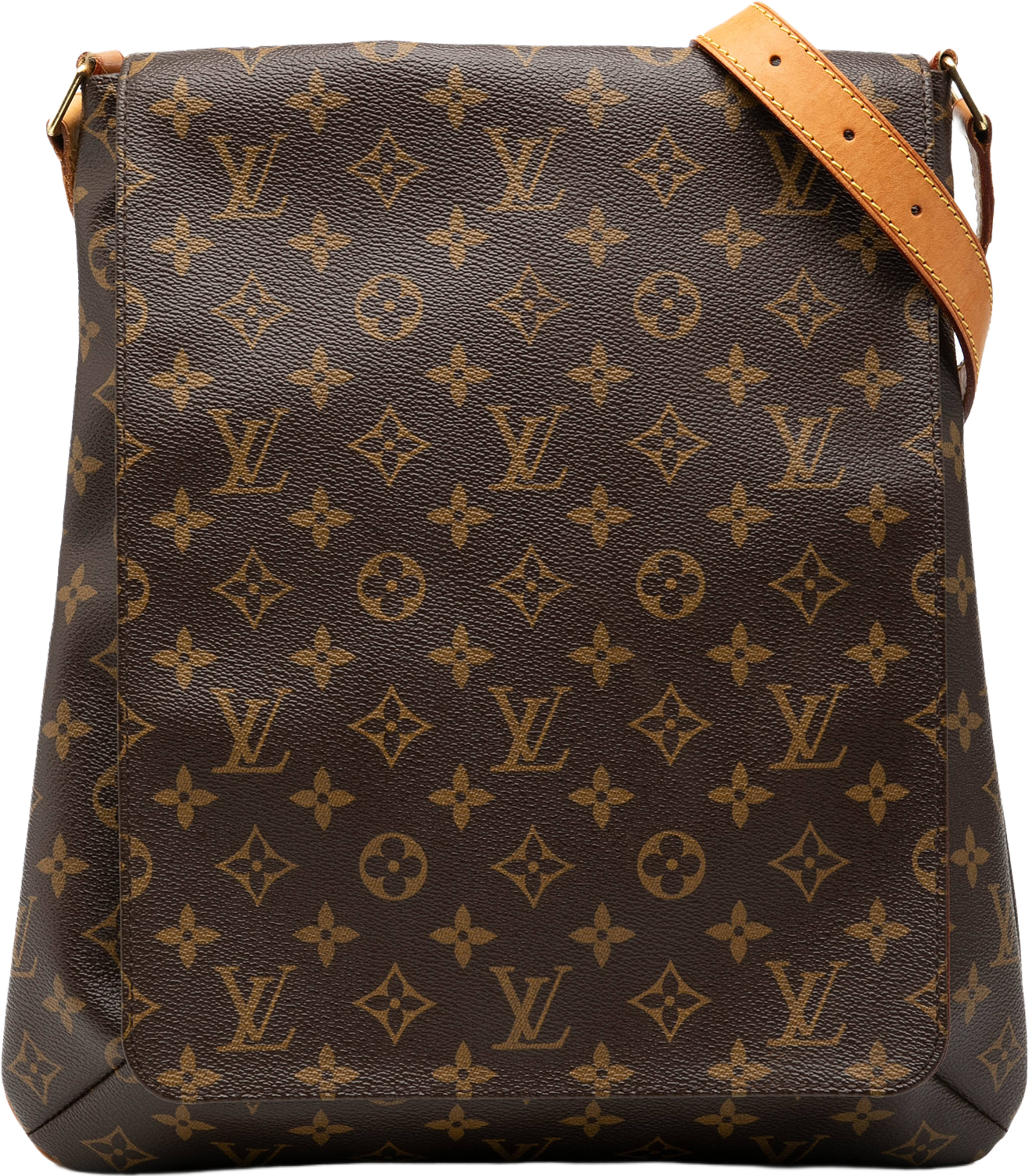 Louis Vuitton Monogram Musette Salsa Gm, från Luxclusif, i färgen brown. Klicka för att öppna bilden i stort format