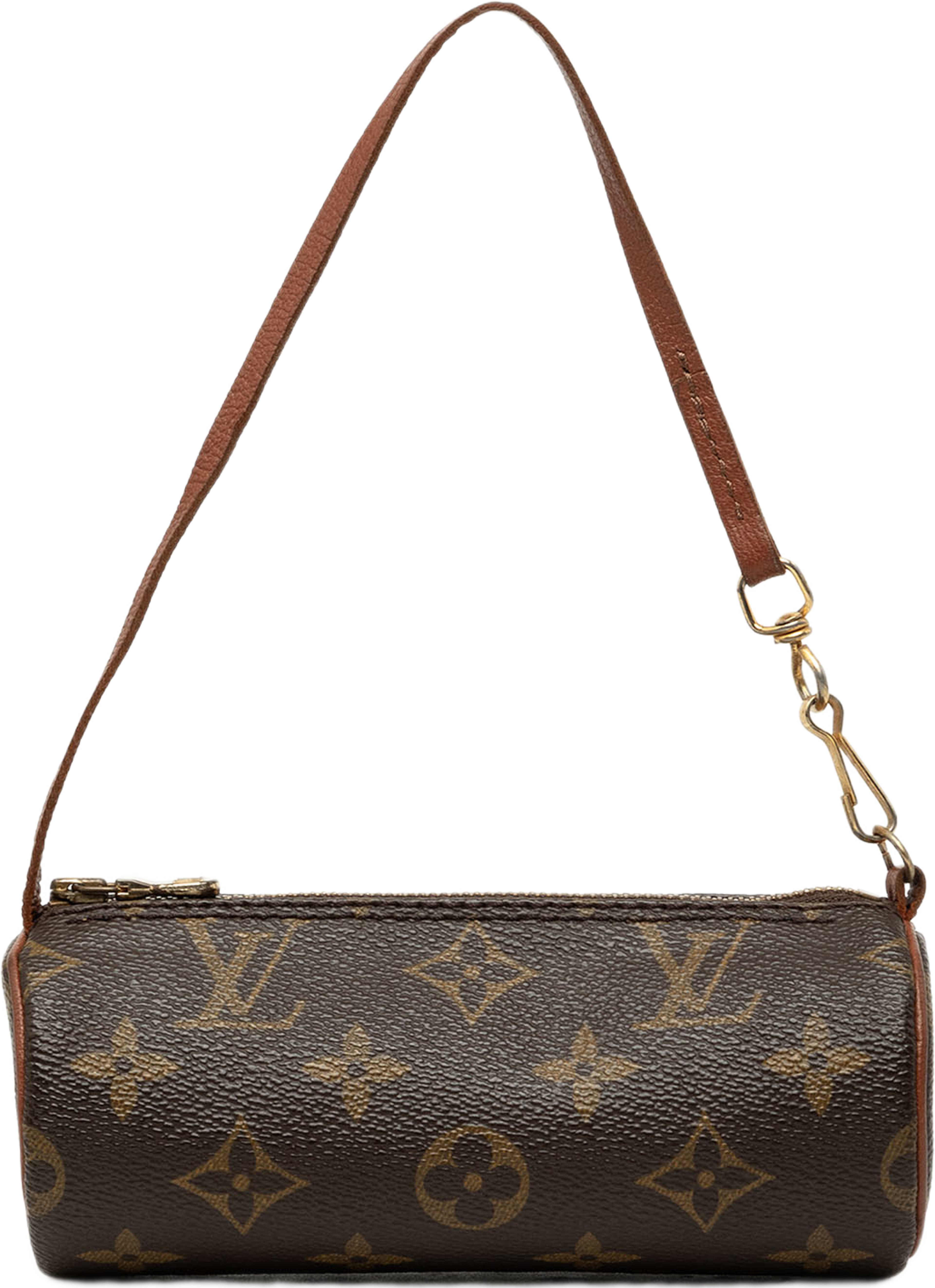 Louis Vuitton Monogram Papillon Pochette, från Luxclusif, i färgen brun. Klicka för att öppna bilden i stort format