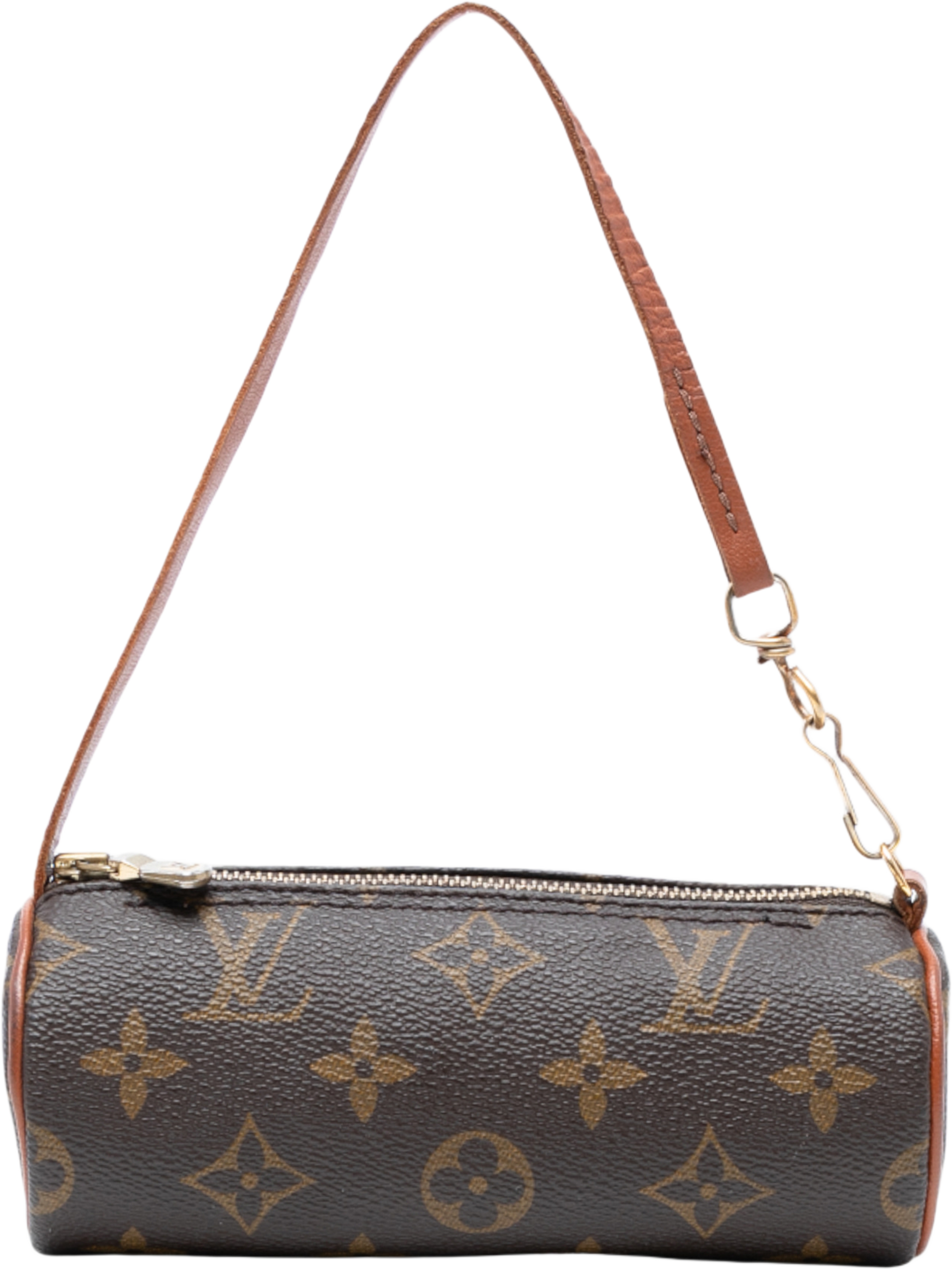 Louis Vuitton Monogram Papillon Pochette, från Luxclusif, i färgen brown. Klicka för att öppna bilden i stort format