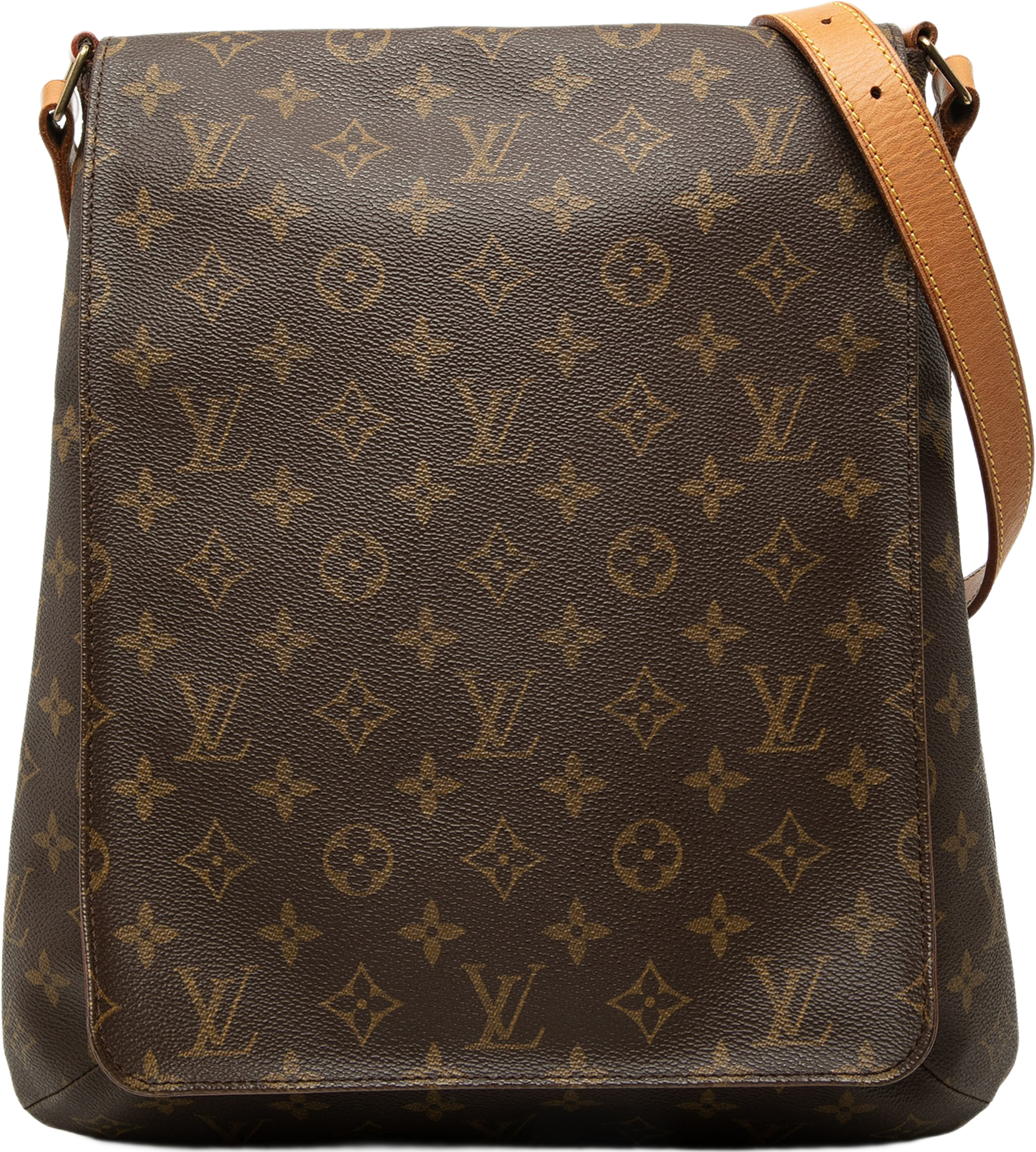 Louis Vuitton Monogram Musette Salsa Gm, från Luxclusif, i färgen brun. Klicka för att öppna bilden i stort format