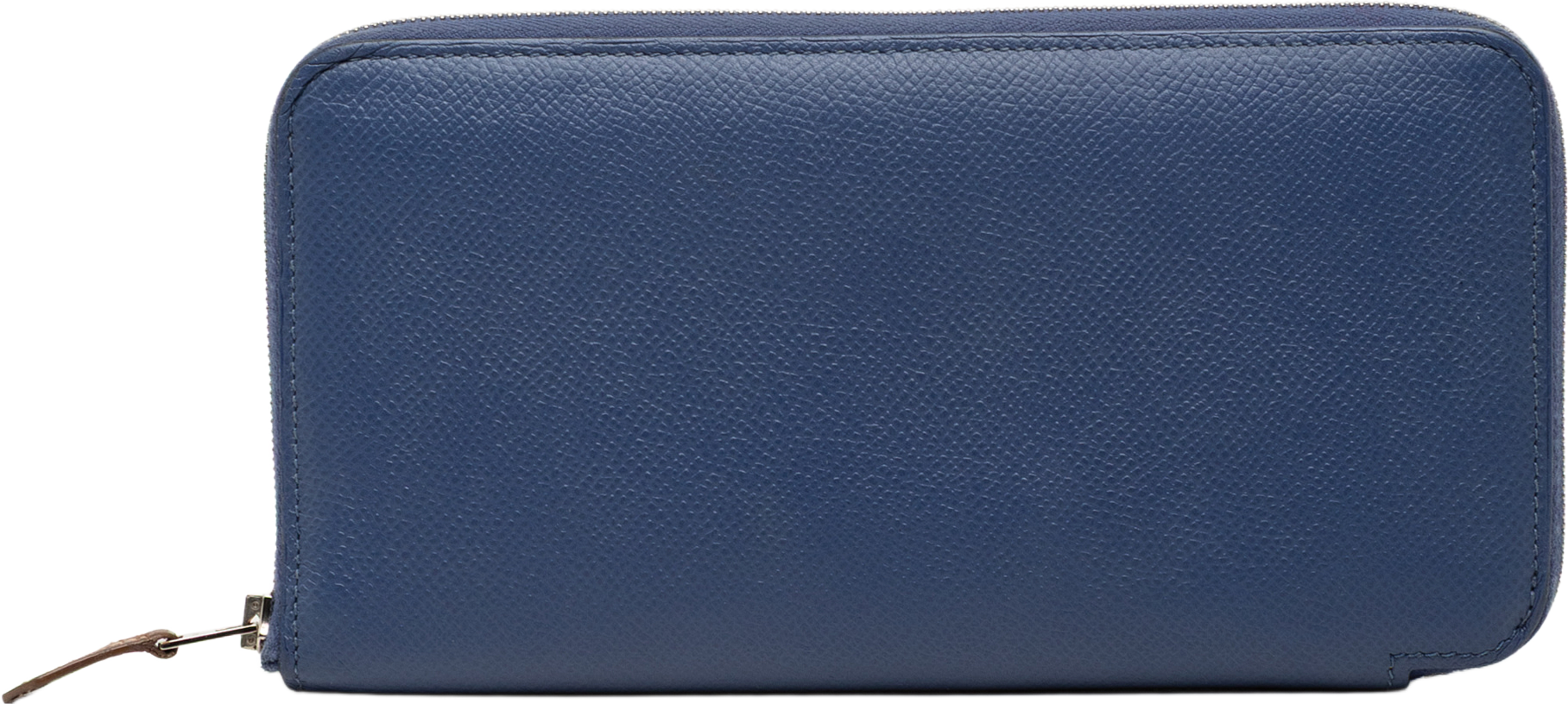 Hermès Epsom Silk In Classique Long Wallet, från Luxclusif, i färgen dark blue. Klicka för att öppna bilden i stort format