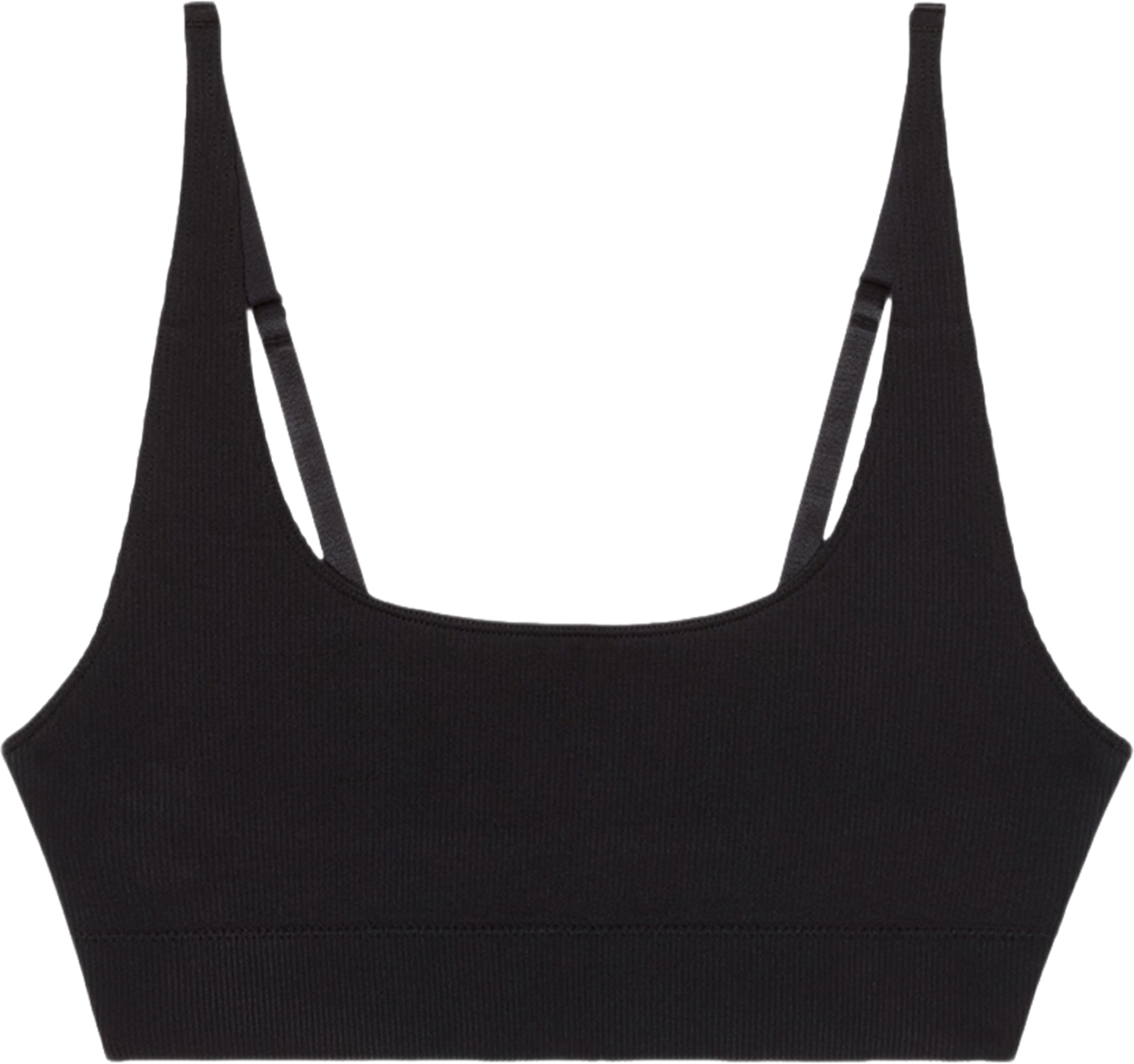 Women's Ribbed Bra, från Frank Dandy, i färgen black. Klicka för att öppna bilden i stort format