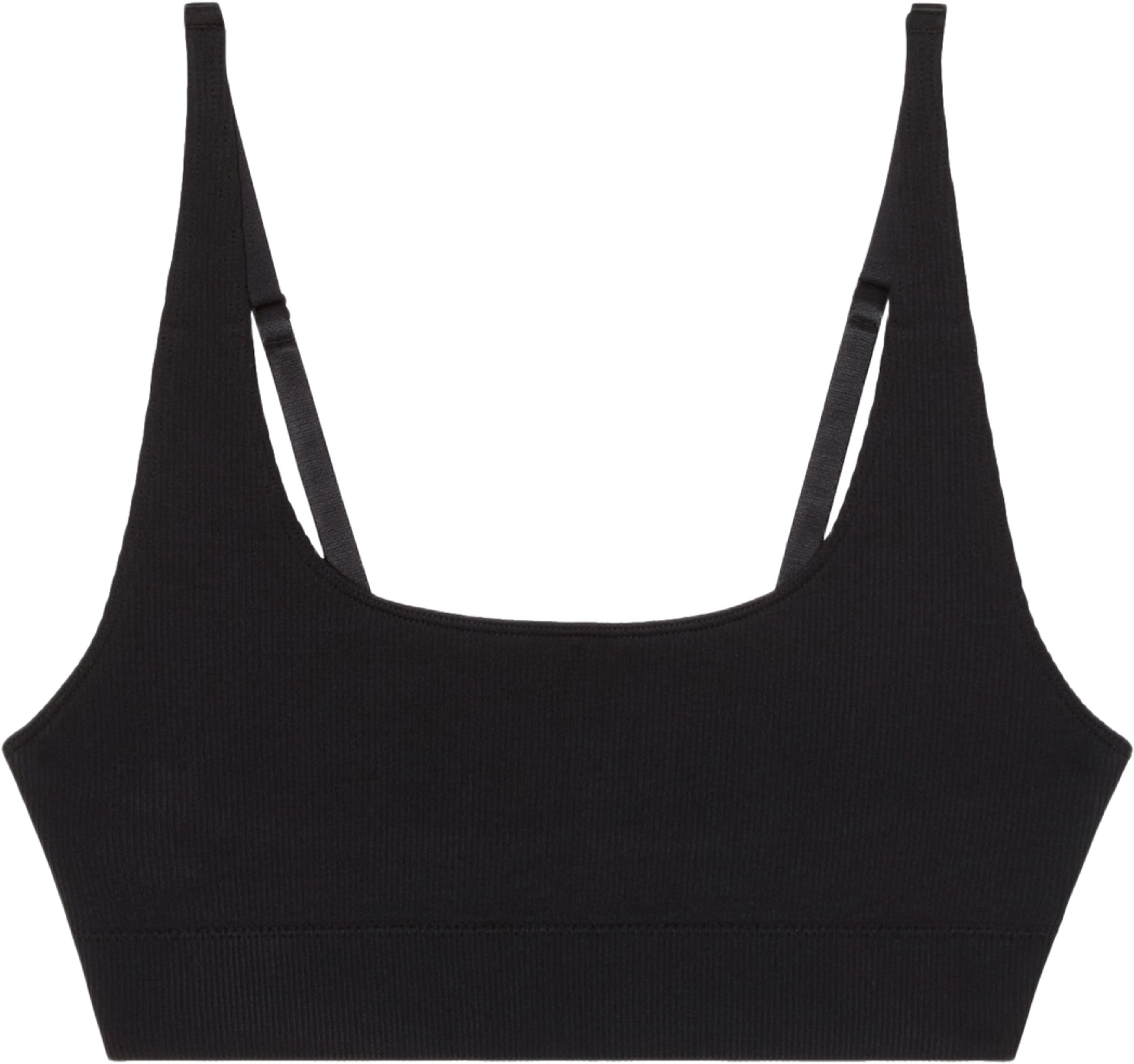 Women's Ribbed Bra, från Frank Dandy, i färgen black. Klicka för att öppna bilden i stort format