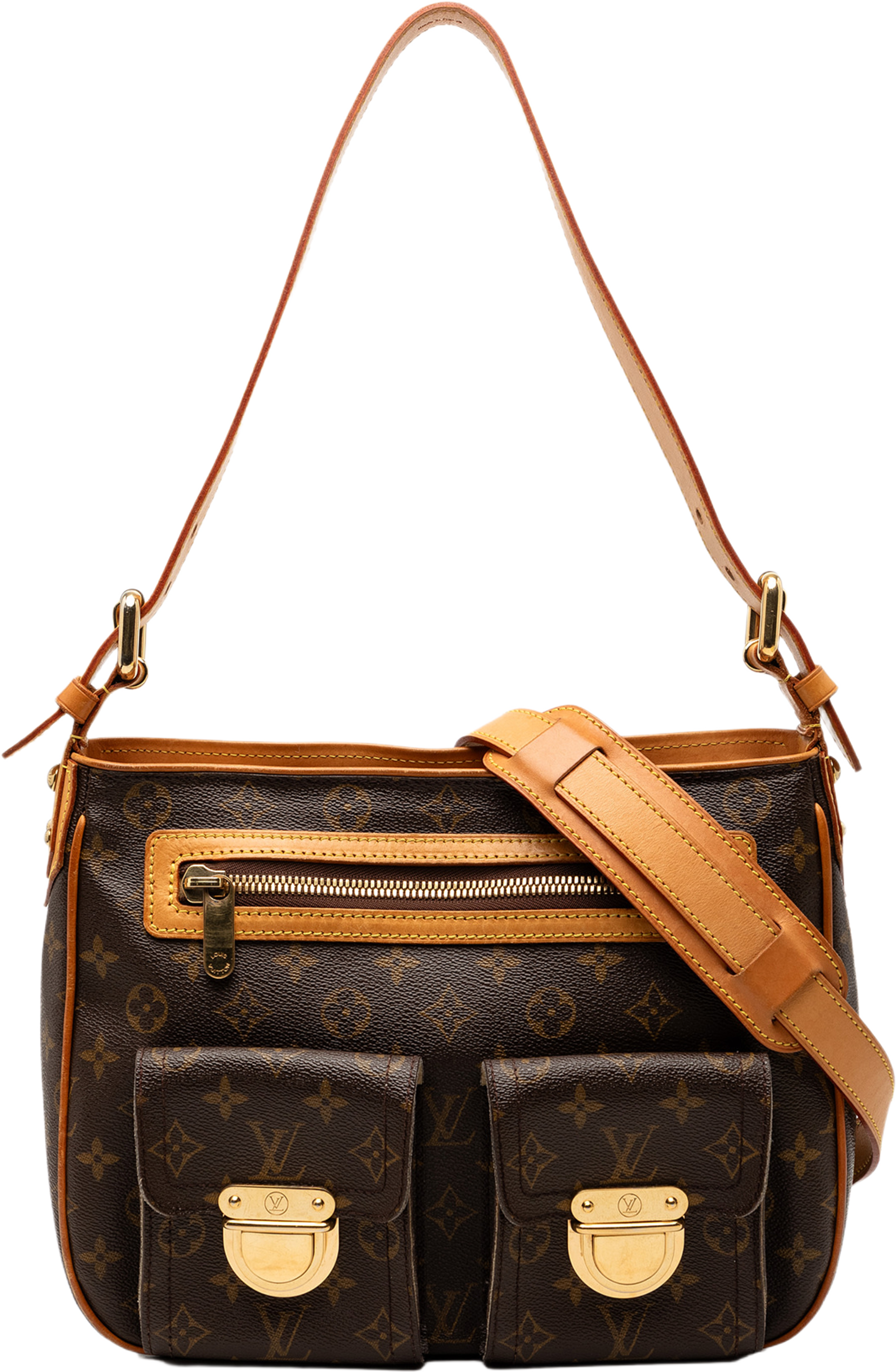 Louis Vuitton Monogram Hudson Gm, från Luxclusif, i färgen brown. Klicka för att öppna bilden i stort format
