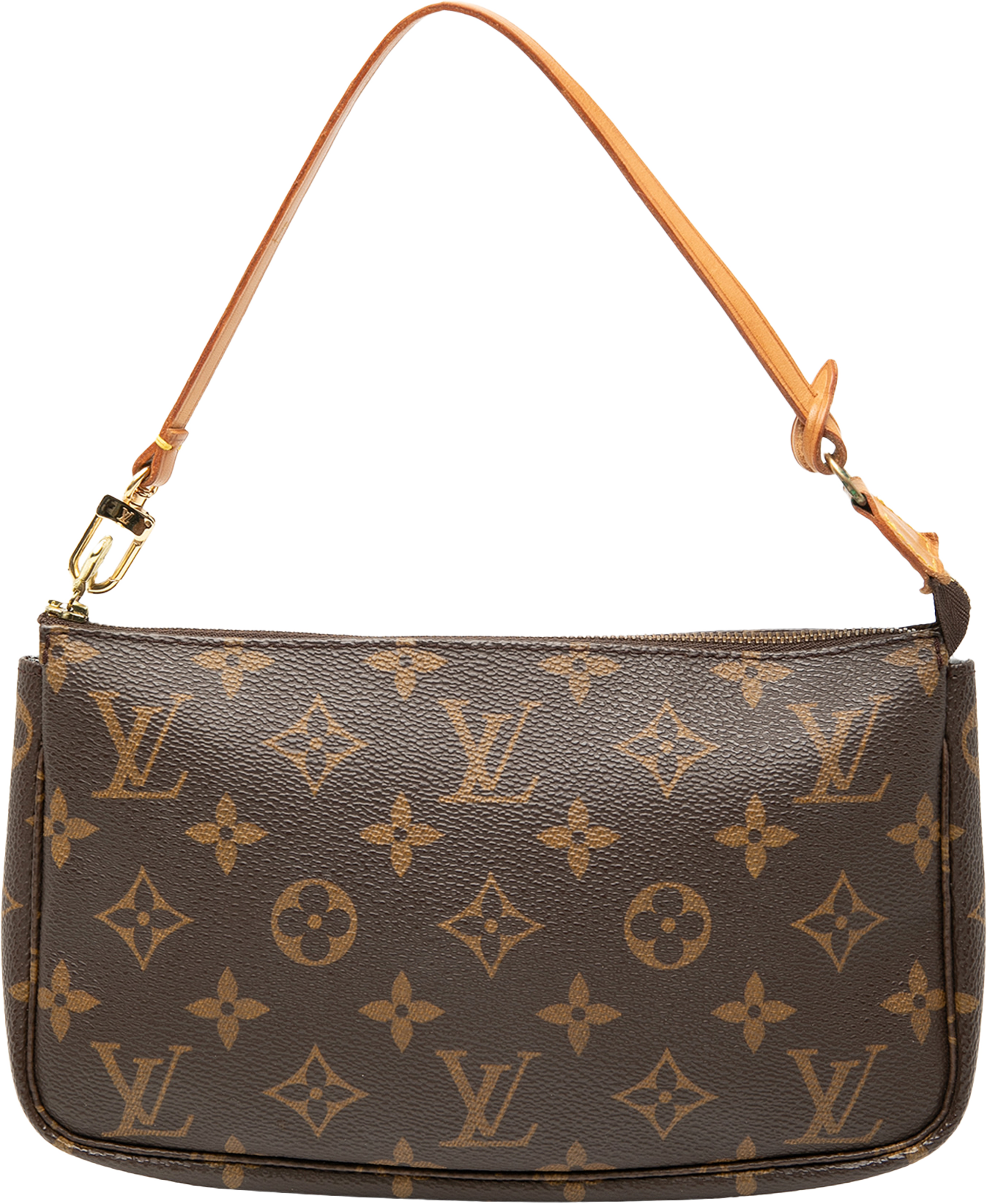 Louis Vuitton Monogram Pochette Accessoires, från Luxclusif, i färgen brown. Klicka för att öppna bilden i stort format