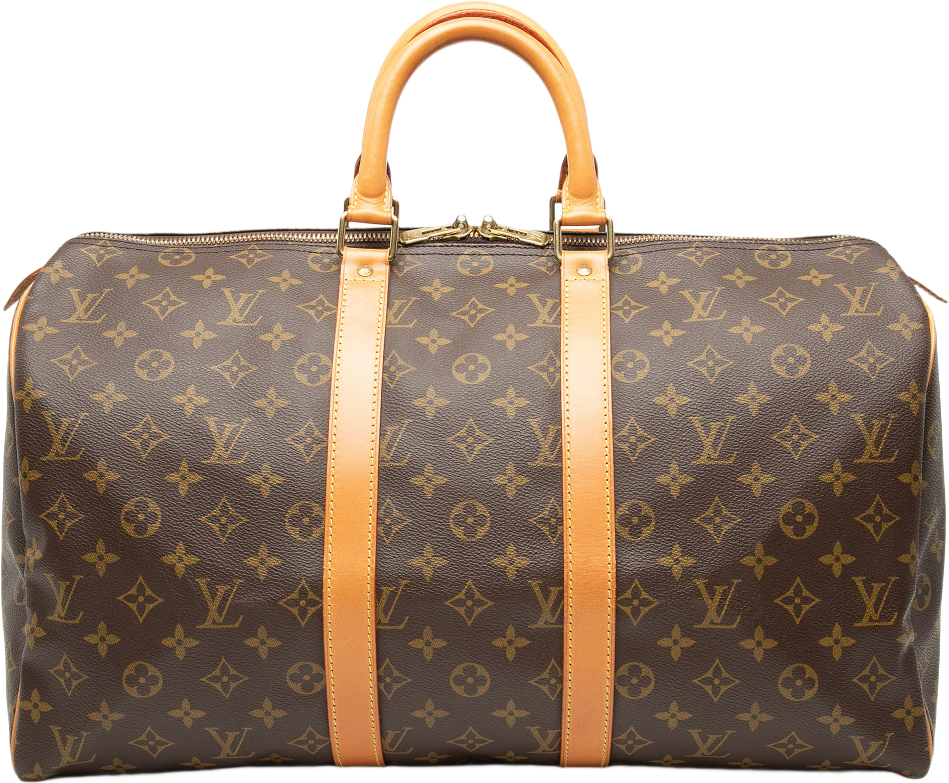 Louis Vuitton Monogram Keepall 45, från Luxclusif, i färgen brown. Klicka för att öppna bilden i stort format