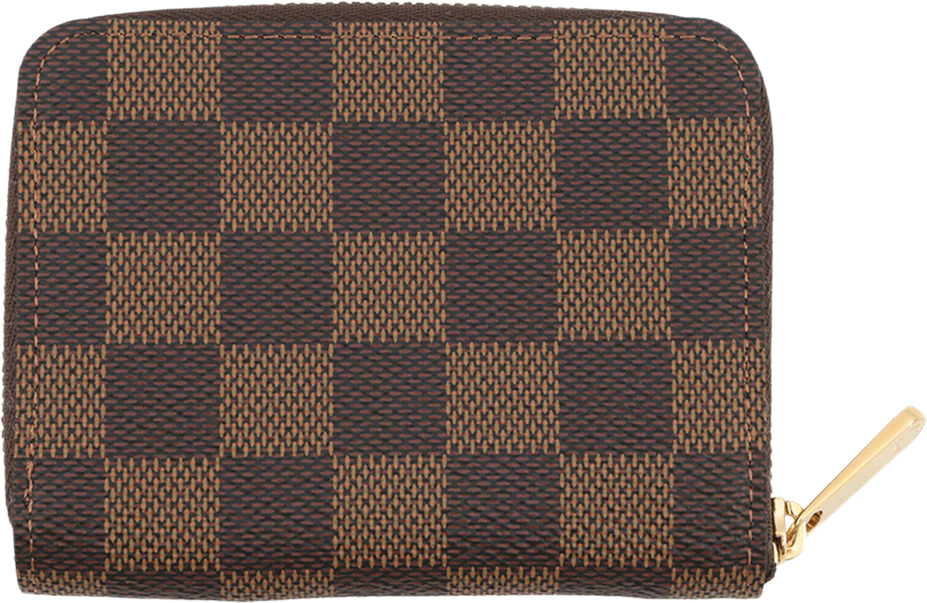 Louis Vuitton Damier Ebene Zippy Coin Pouch, från Luxclusif, i färgen brown. Klicka för att öppna bilden i stort format