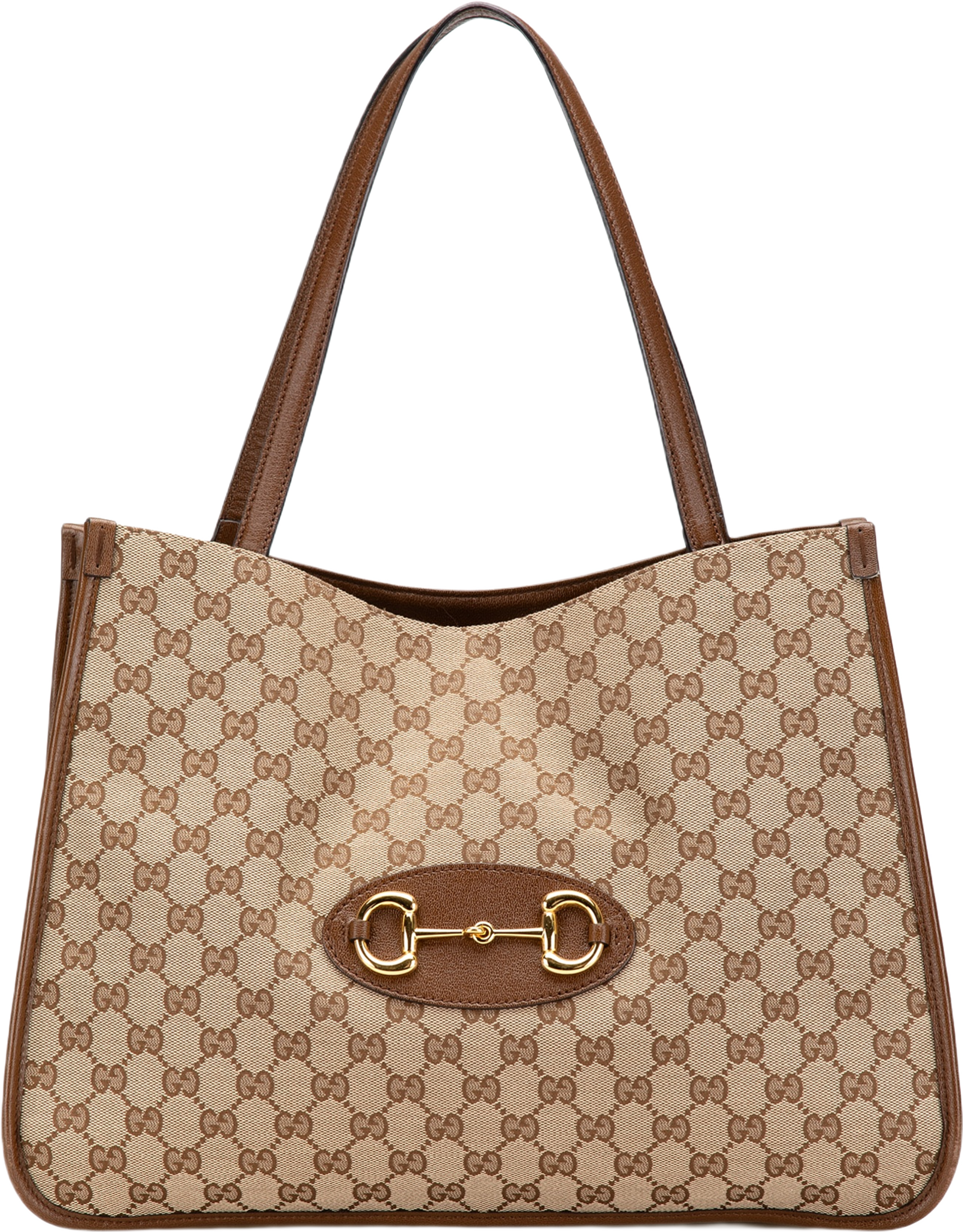 Gucci Gg Canvas Horsebit 1955 Tote